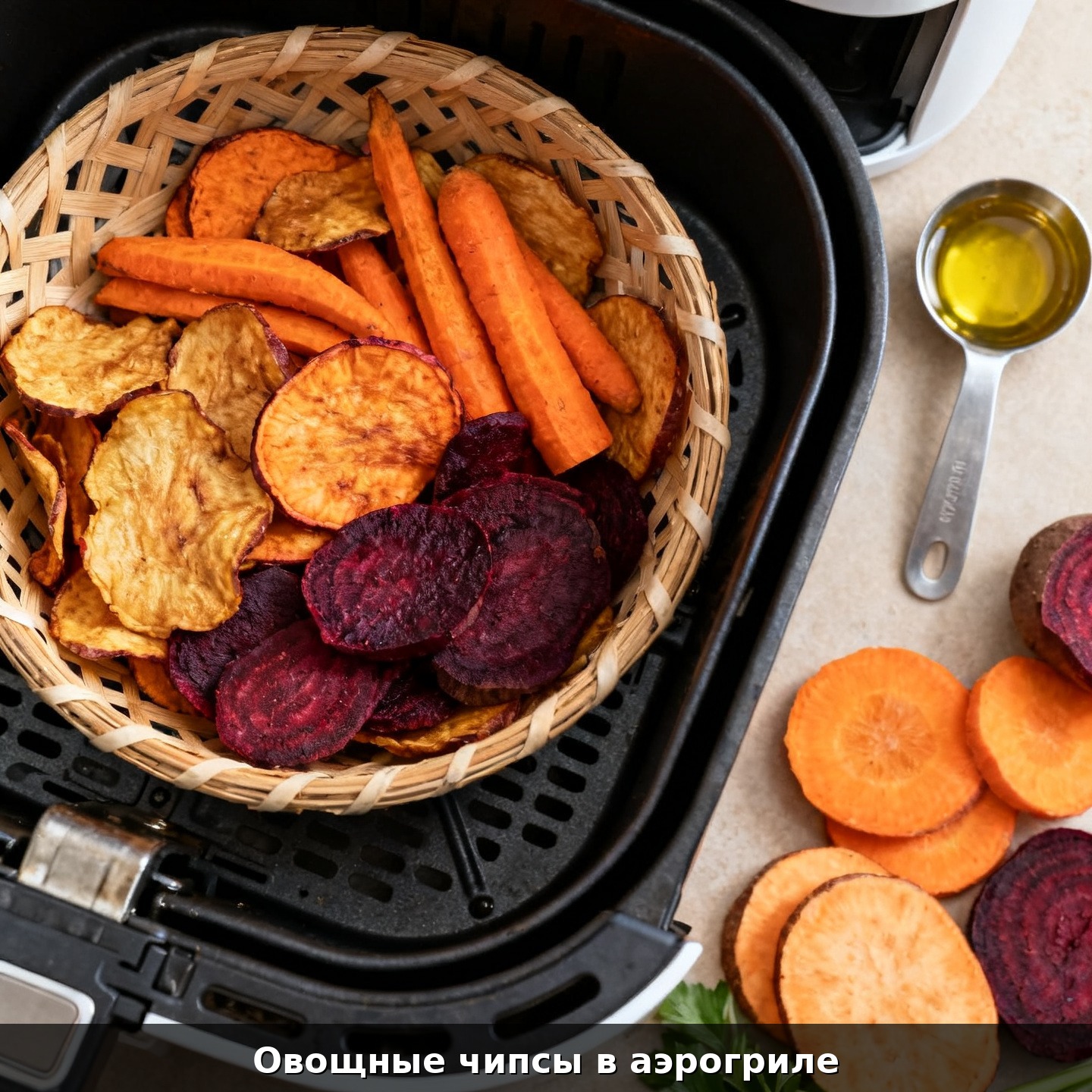 Овощные чипсы в аэрогриле