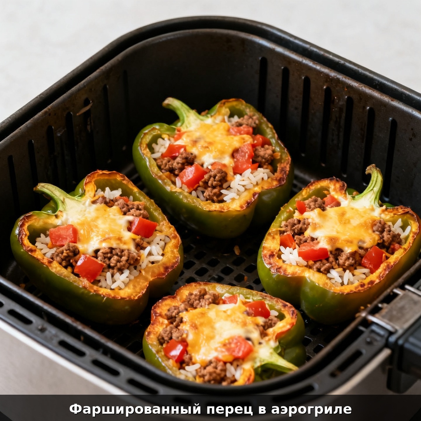 Фаршированный перец в аэрогриле
