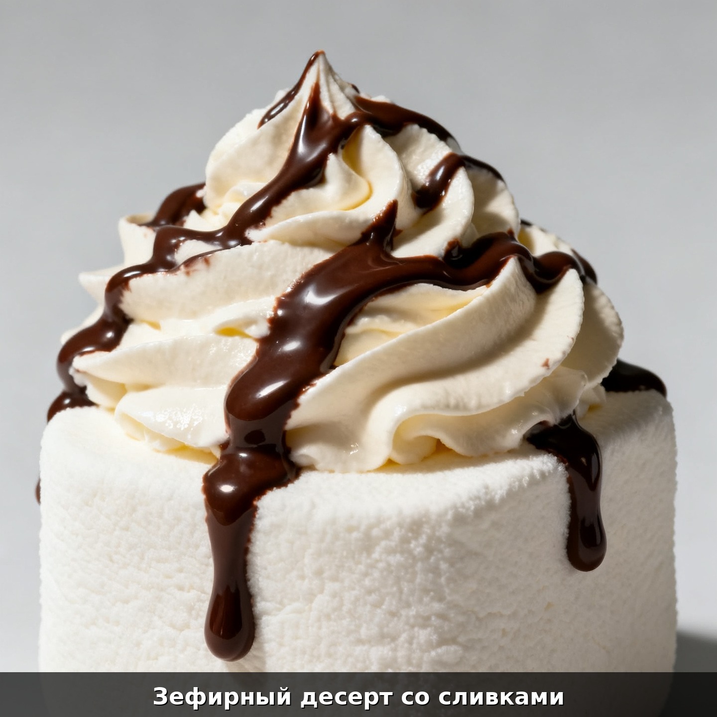 Зефирный десерт со сливками