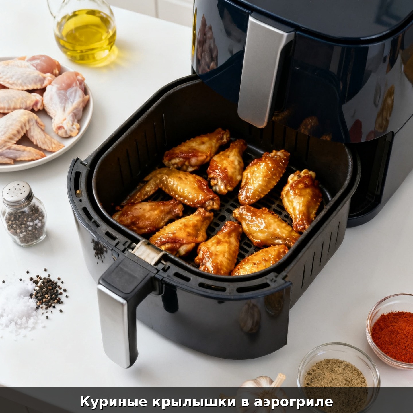 Куриные крылышки в аэрогриле