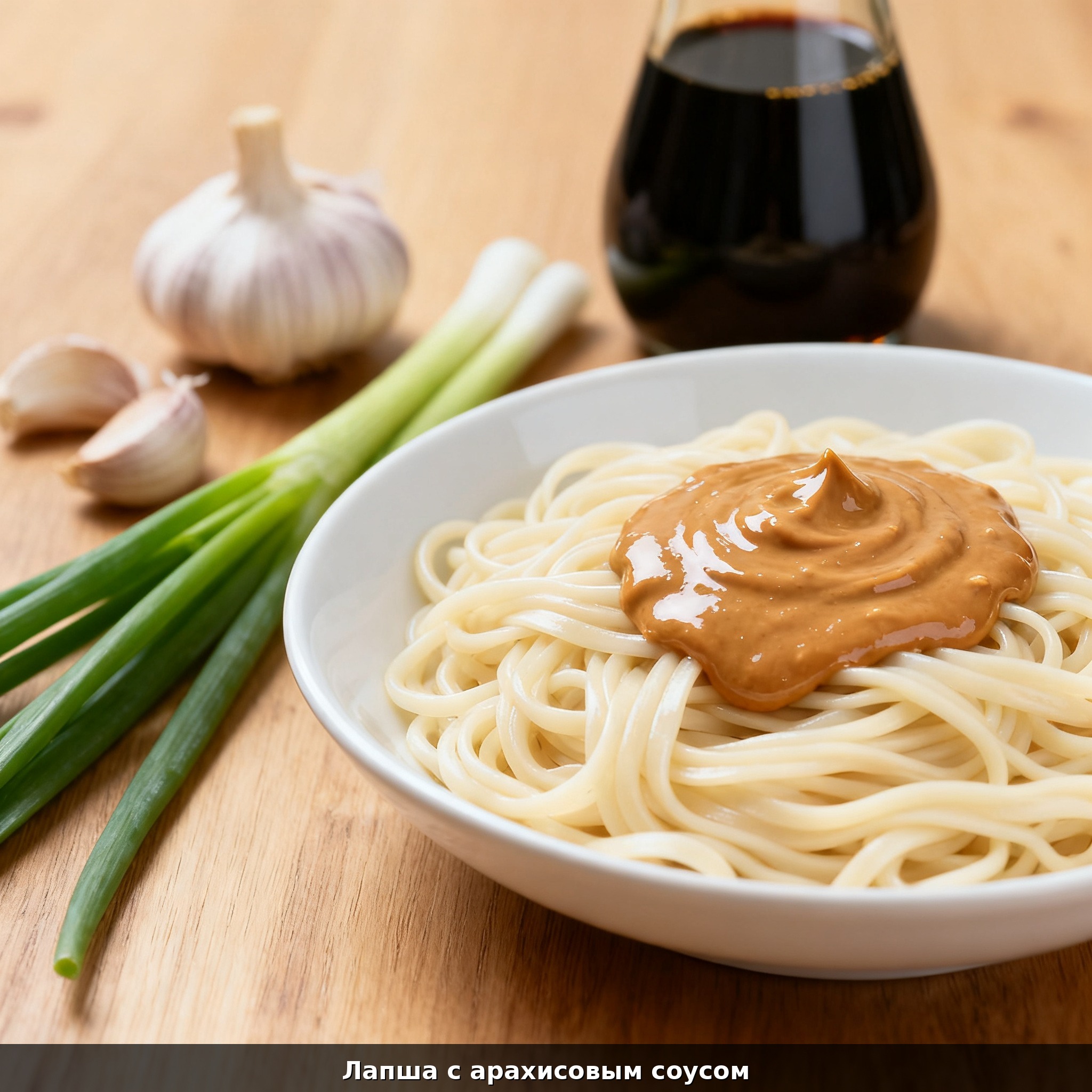 Лапша с арахисовым соусом