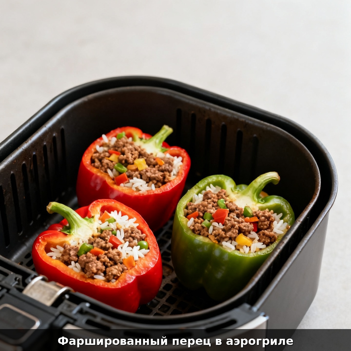 Фаршированный перец в аэрогриле