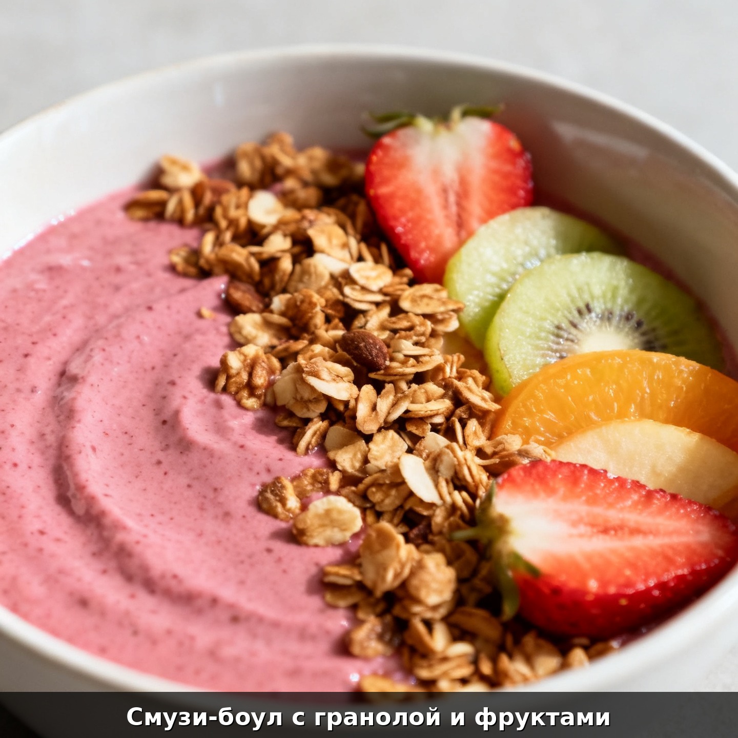 Смузи-боул с гранолой и фруктами