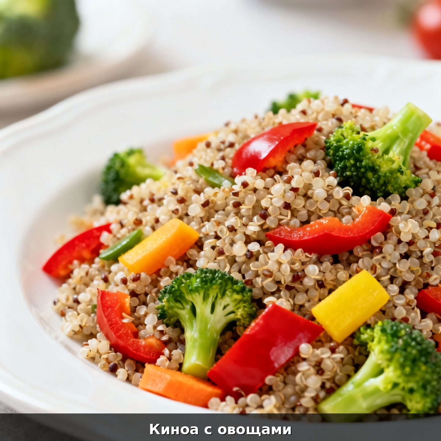 Киноа с овощами