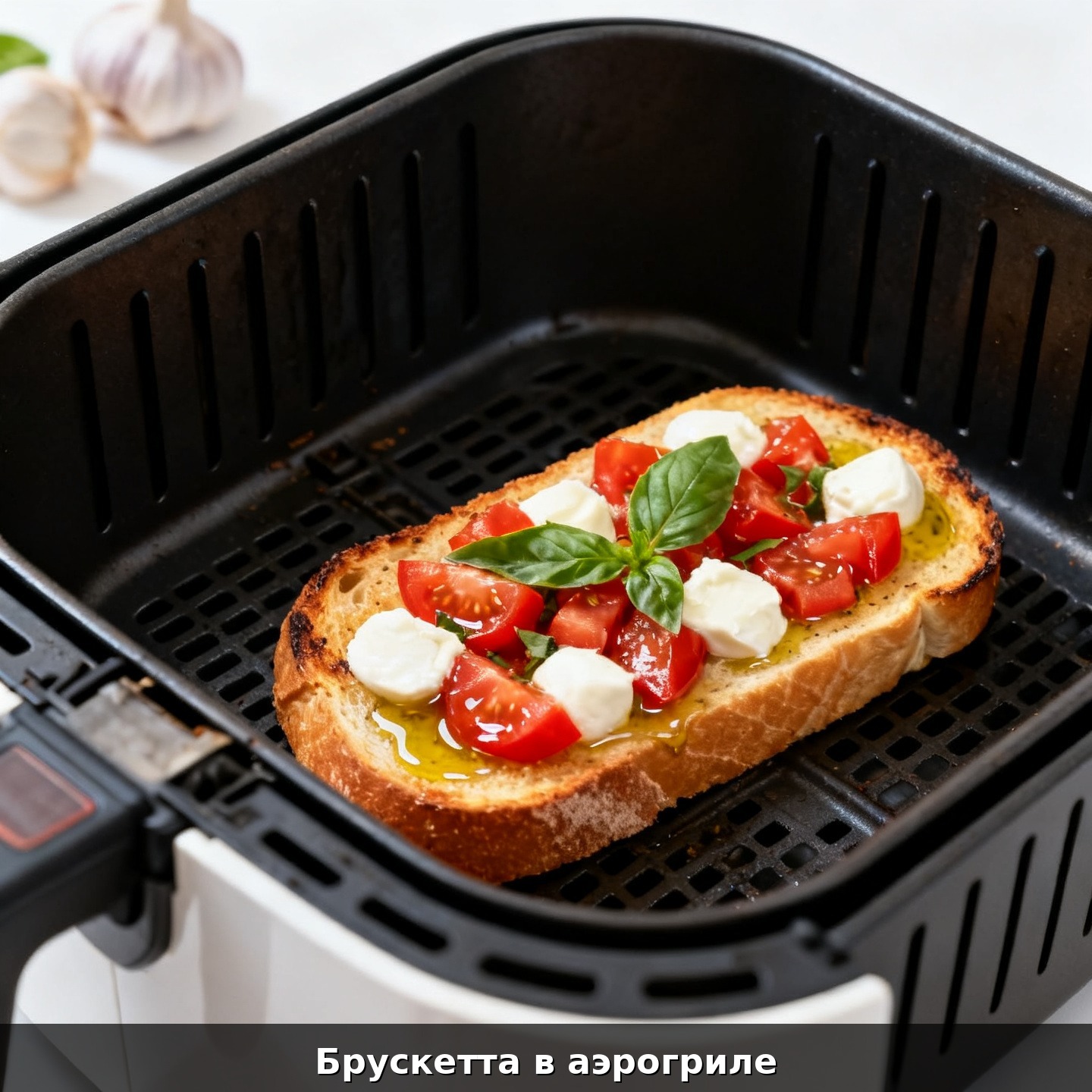 Брускетта в аэрогриле