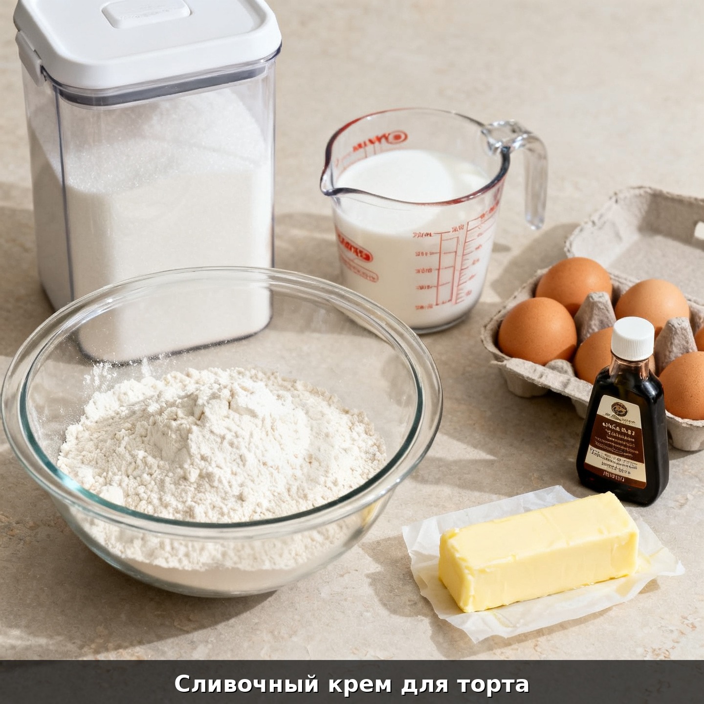 Сливочный крем для торта