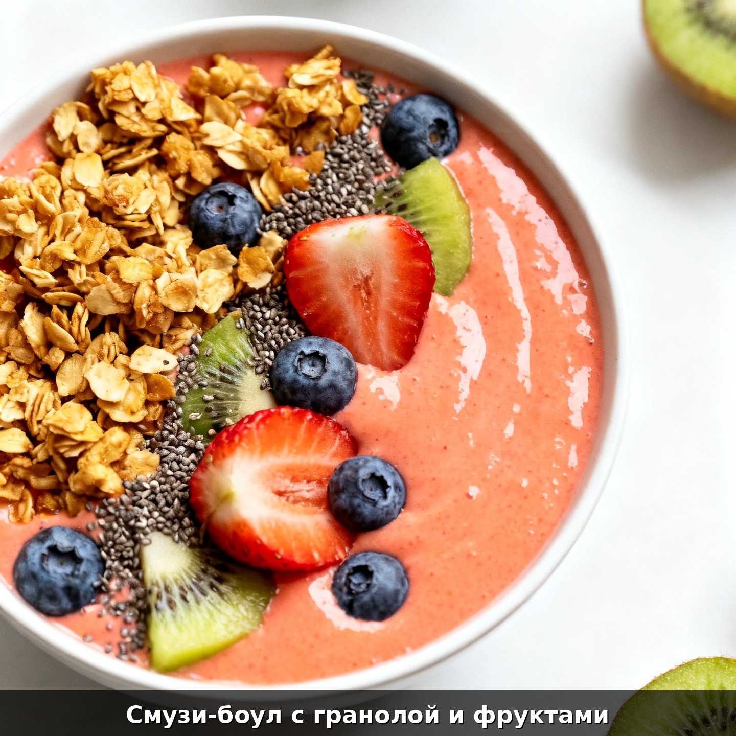 Смузи-боул с гранолой и фруктами