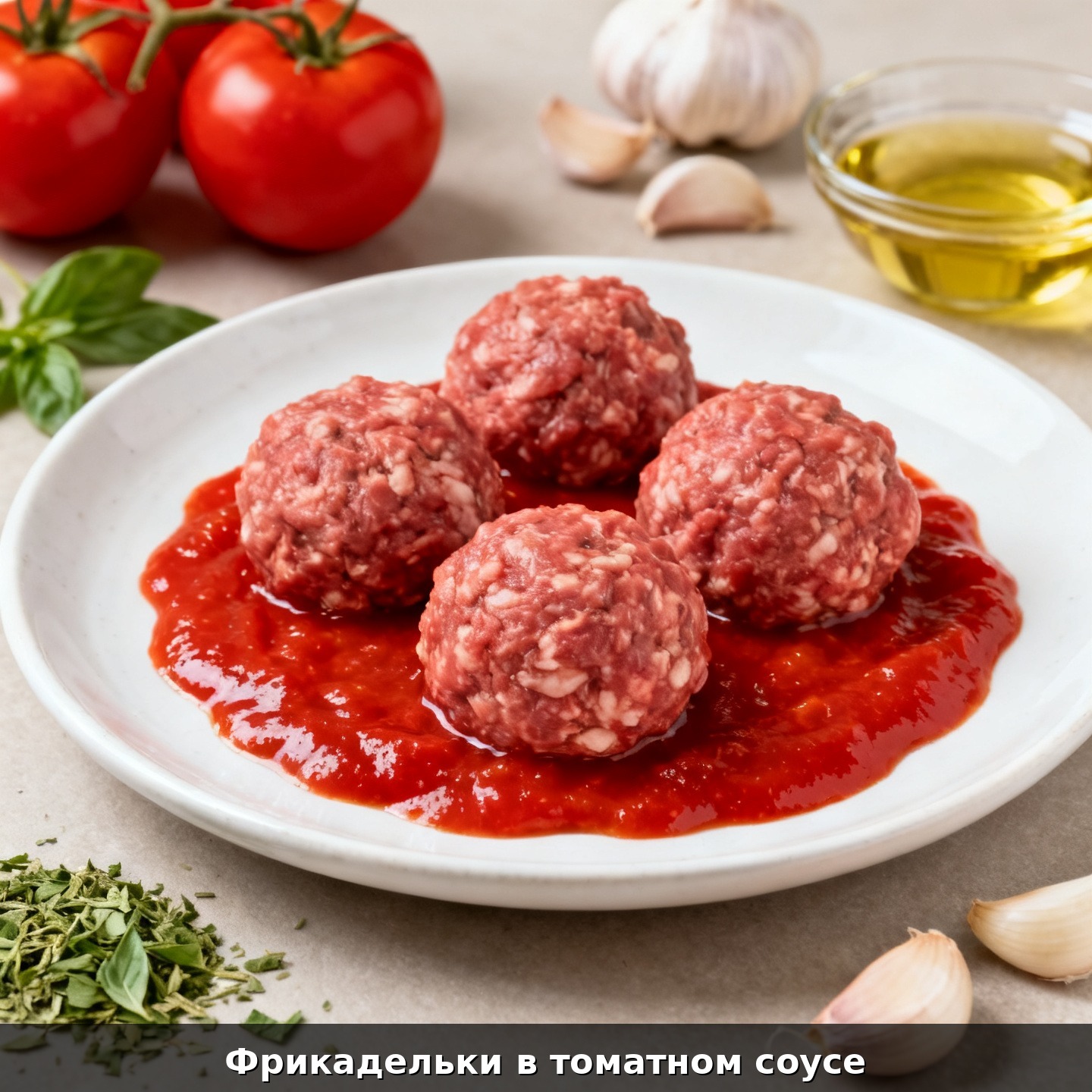Фрикадельки в томатном соусе