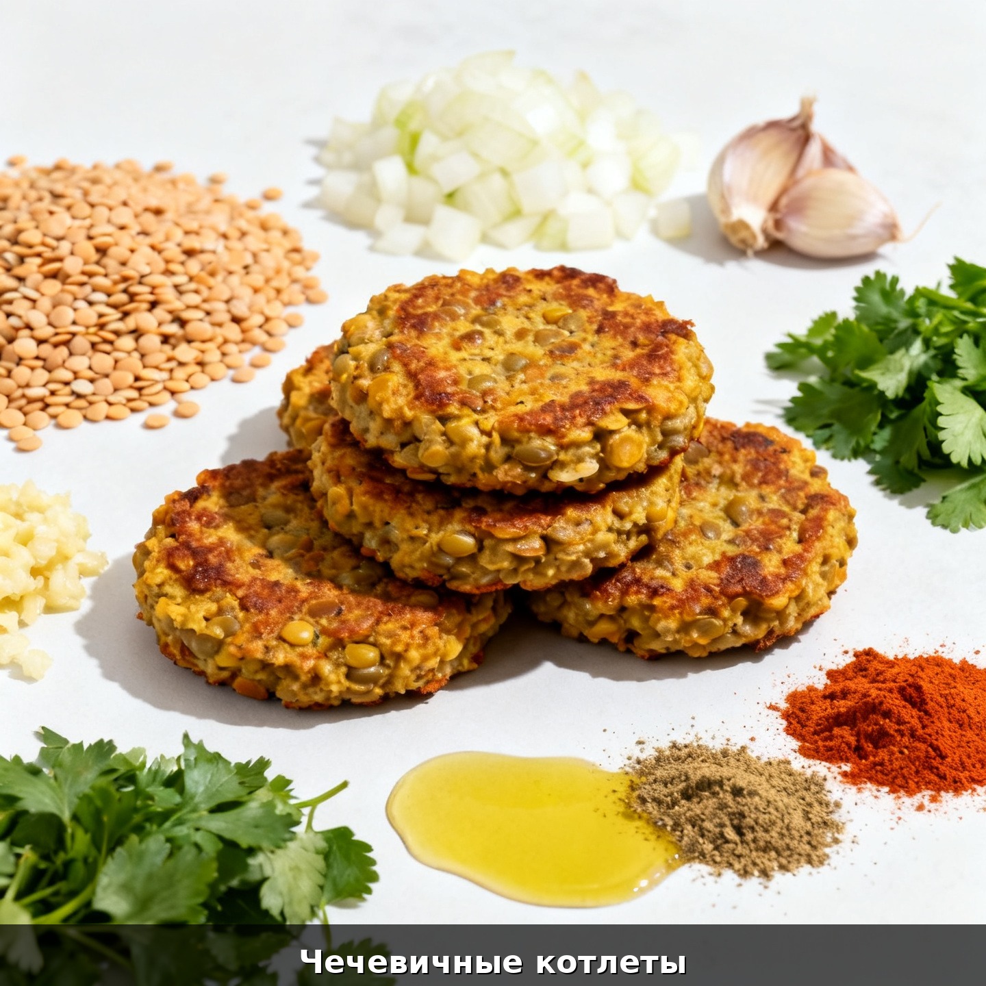 Чечевичные котлеты