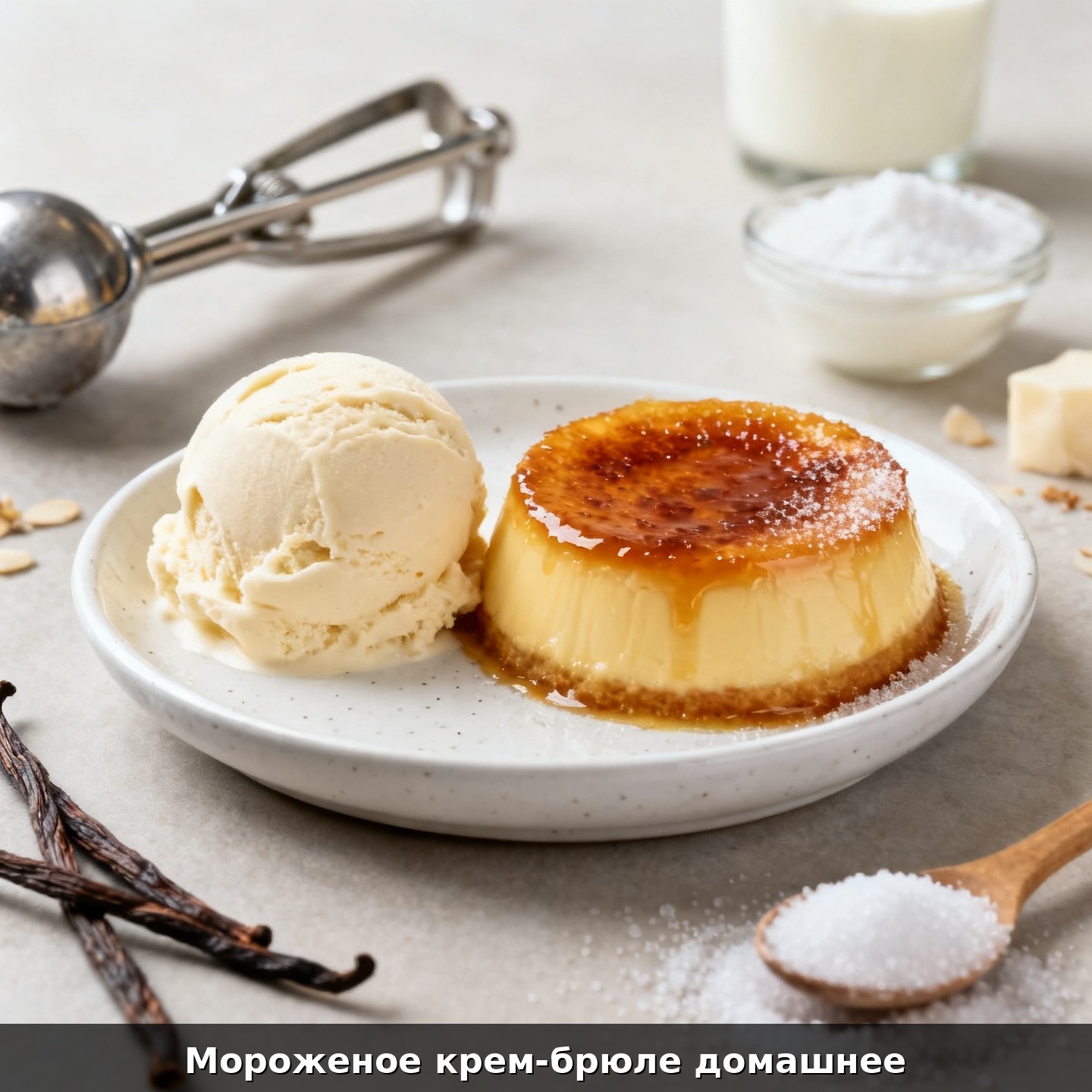 Мороженое крем-брюле домашнее