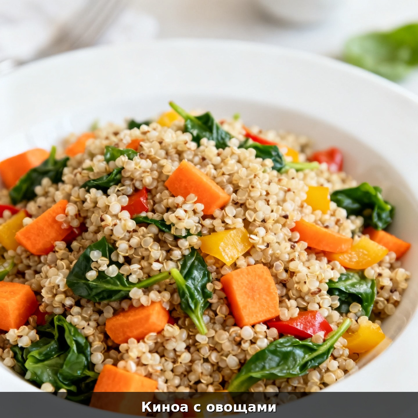 Киноа с овощами