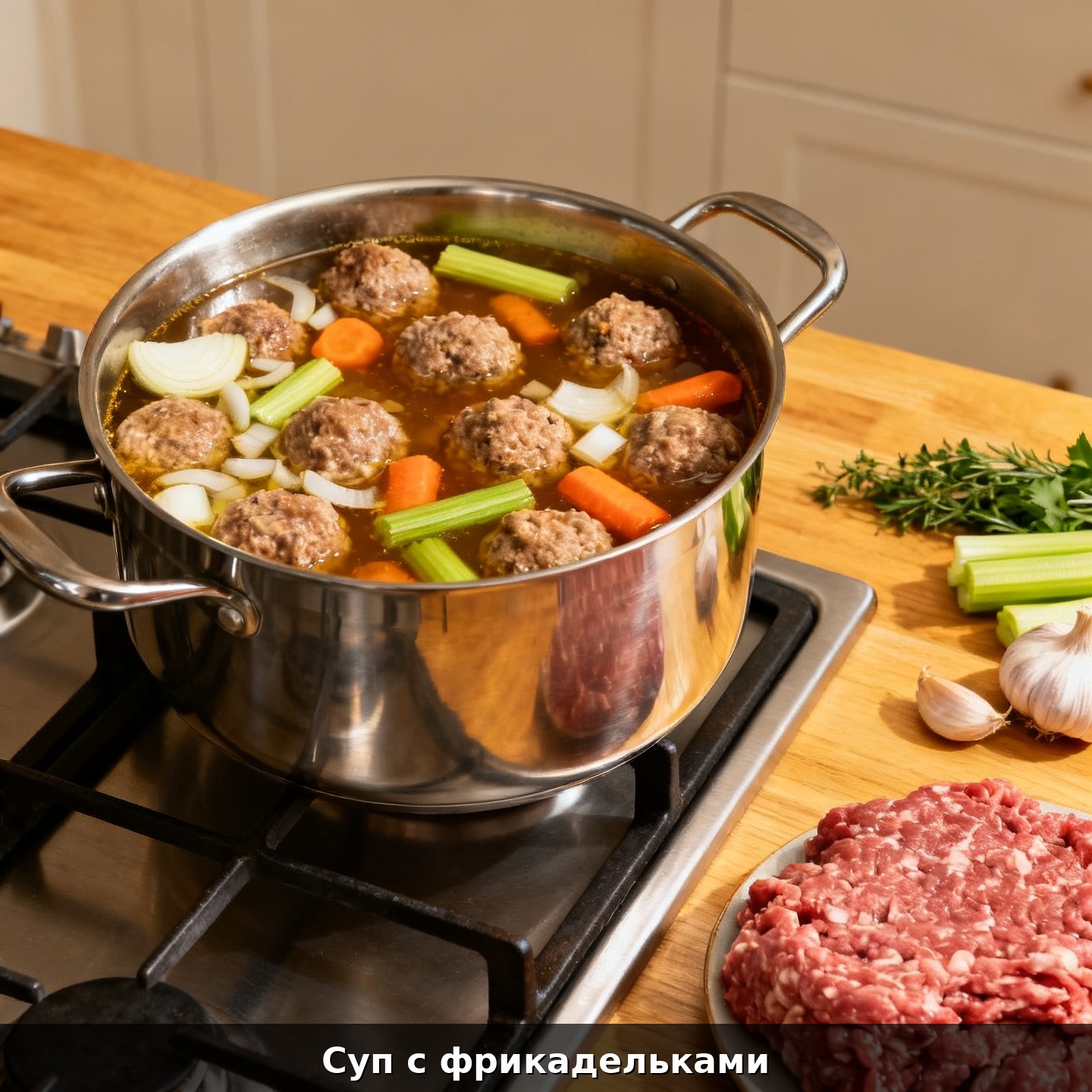 Суп с фрикадельками