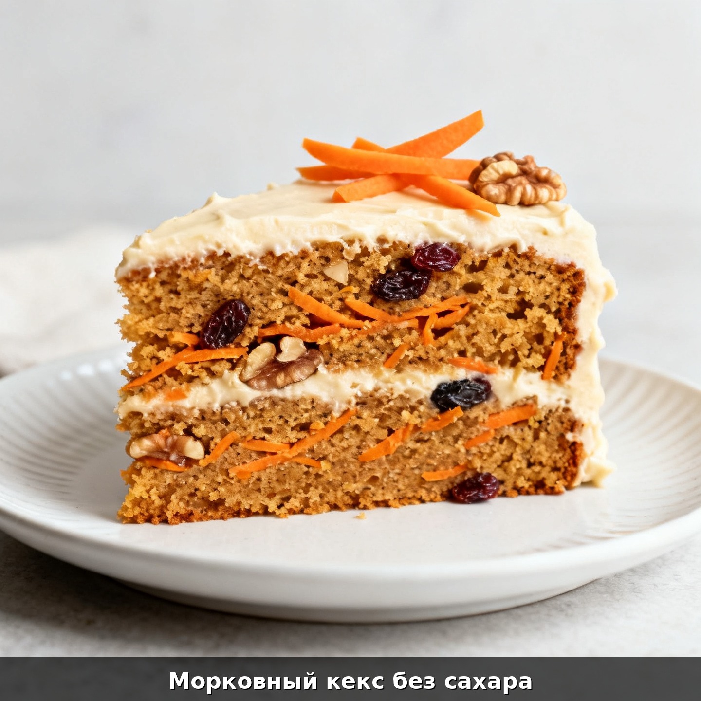 Морковный кекс без сахара