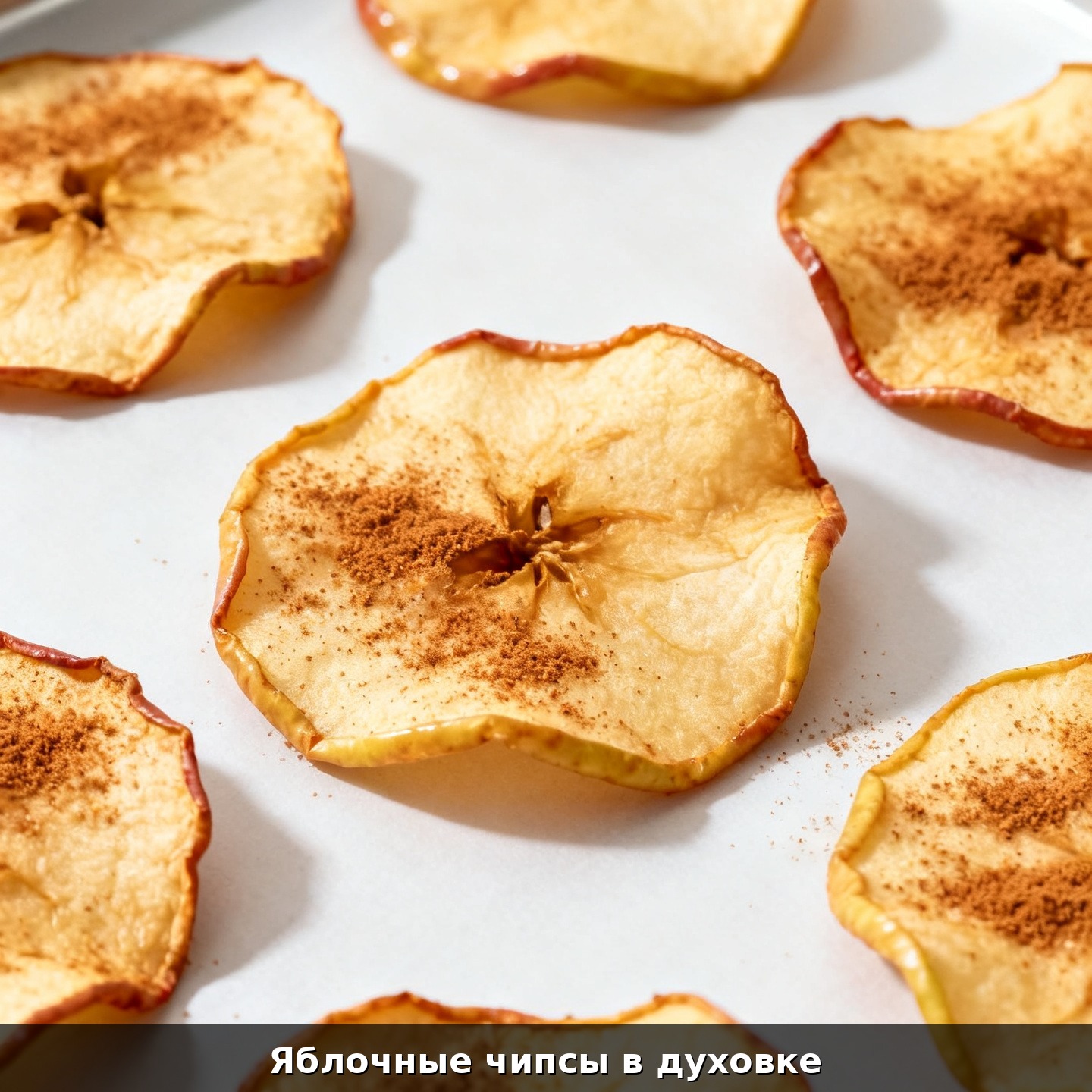 Яблочные чипсы в духовке
