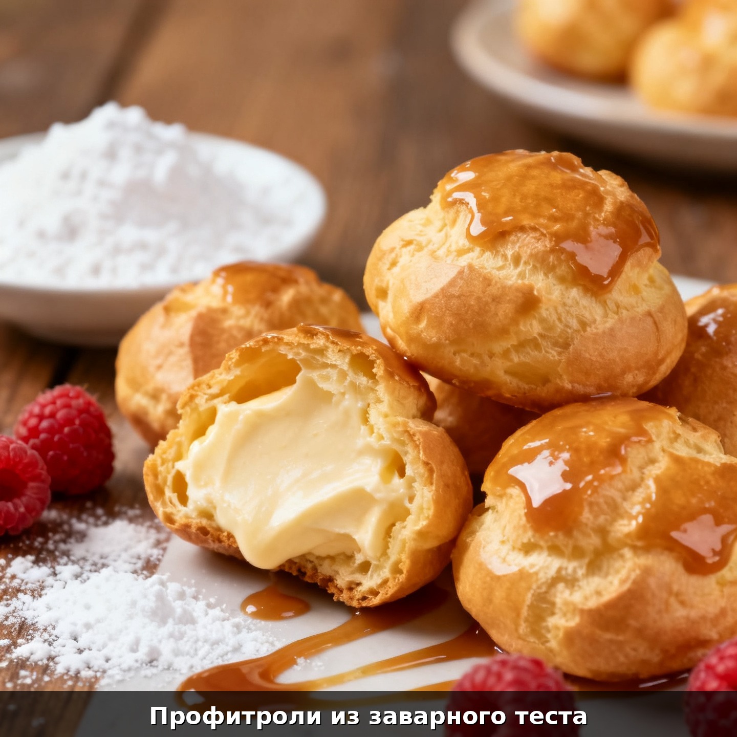 Профитроли из заварного теста