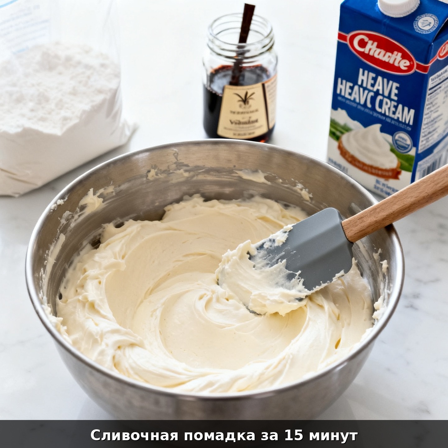 Сливочная помадка за 15 минут
