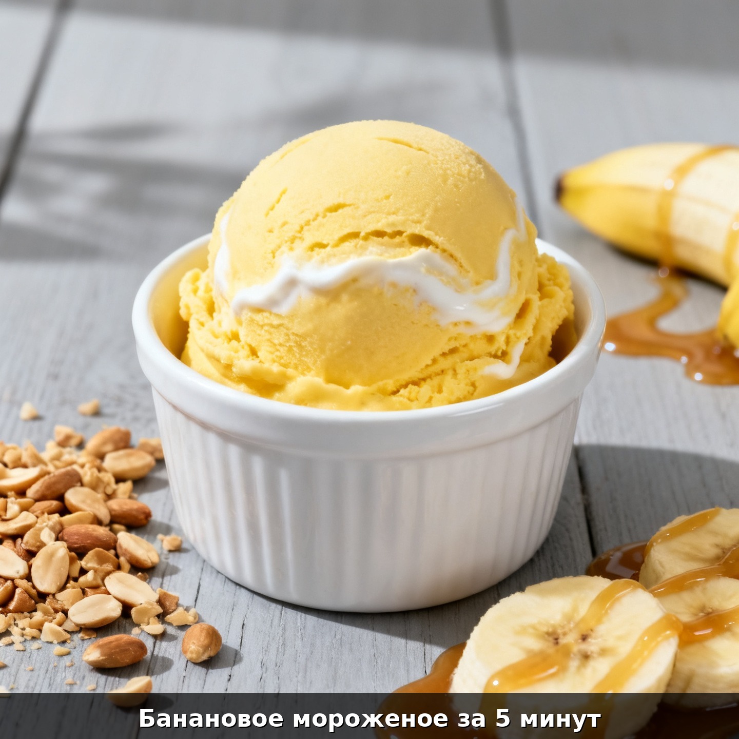 Банановое мороженое за 5 минут