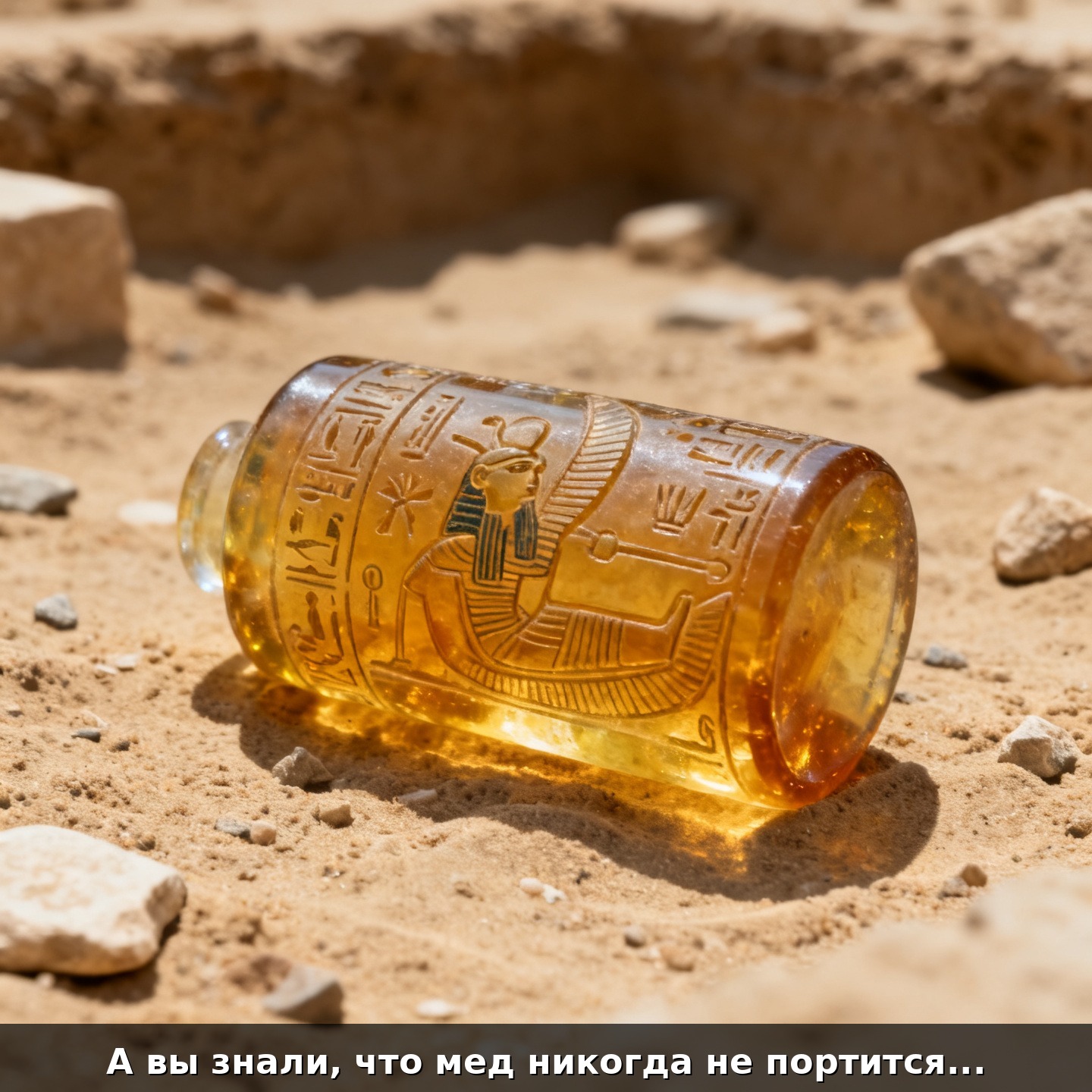 А вы знали, что мед никогда не портится? Археологи находили мед в египетских гробницах, которому более 3000 лет, и он оставался съедобным! Это связано с низким содержанием воды и высокой кислотностью, что делает мед непривлекательным для бактерий и микроорганизмов.