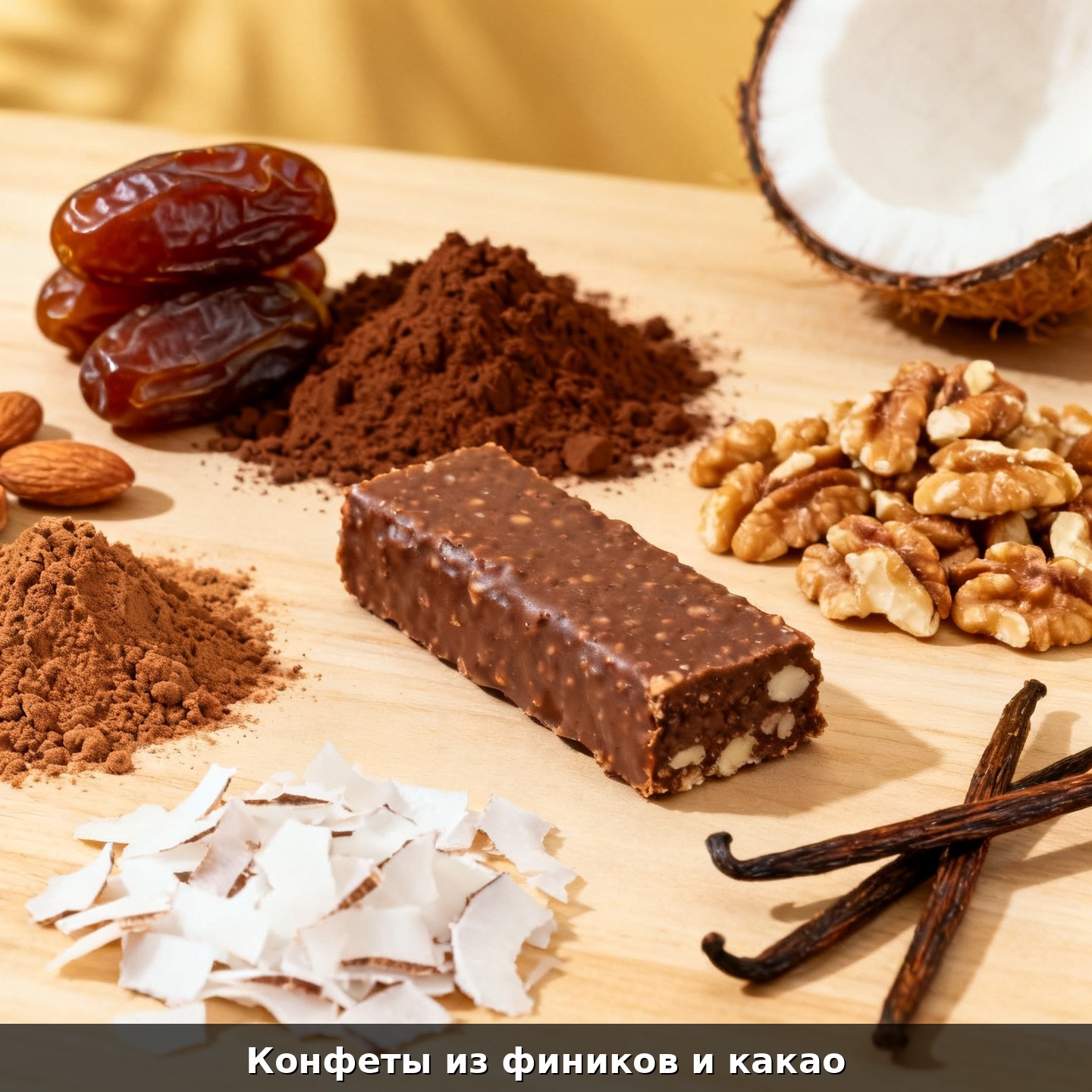 Конфеты из фиников и какао