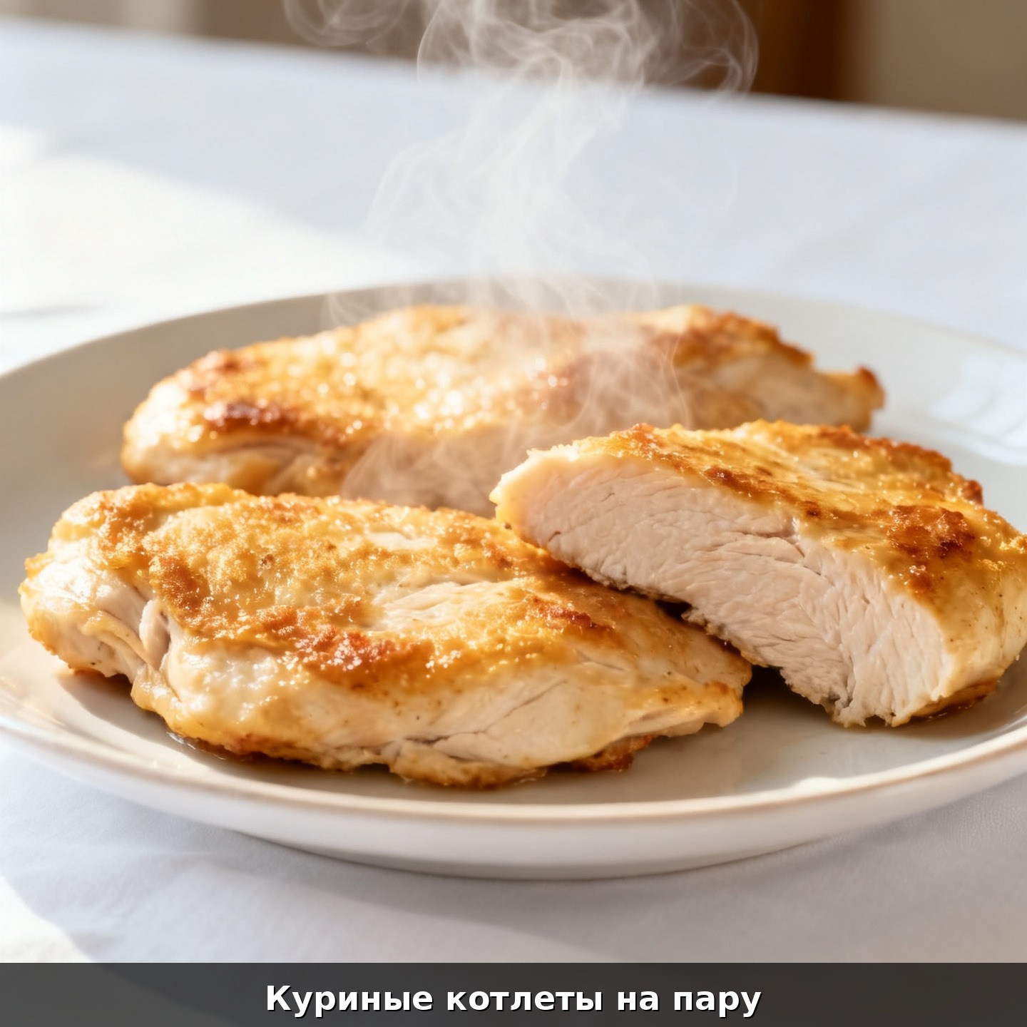 Куриные котлеты на пару