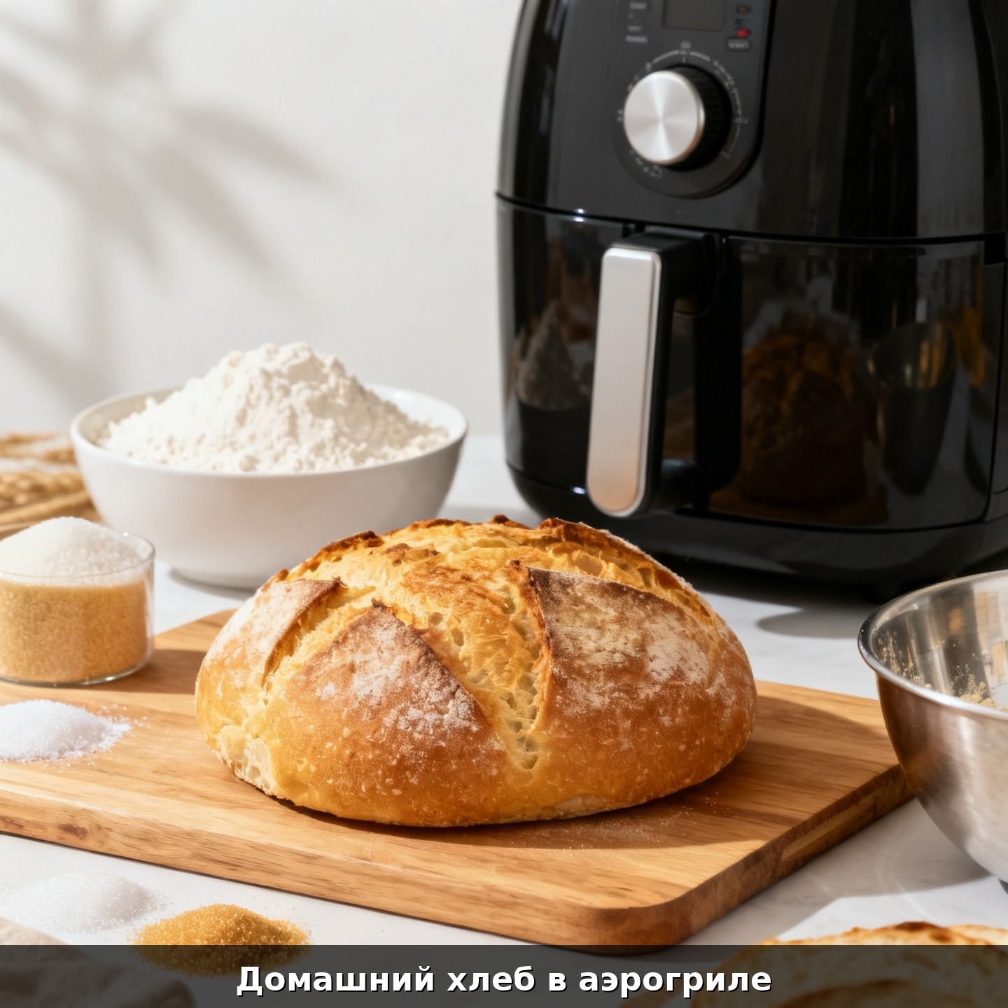 Домашний хлеб в аэрогриле