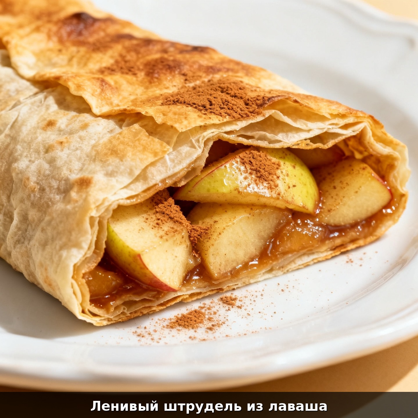 Ленивый штрудель из лаваша