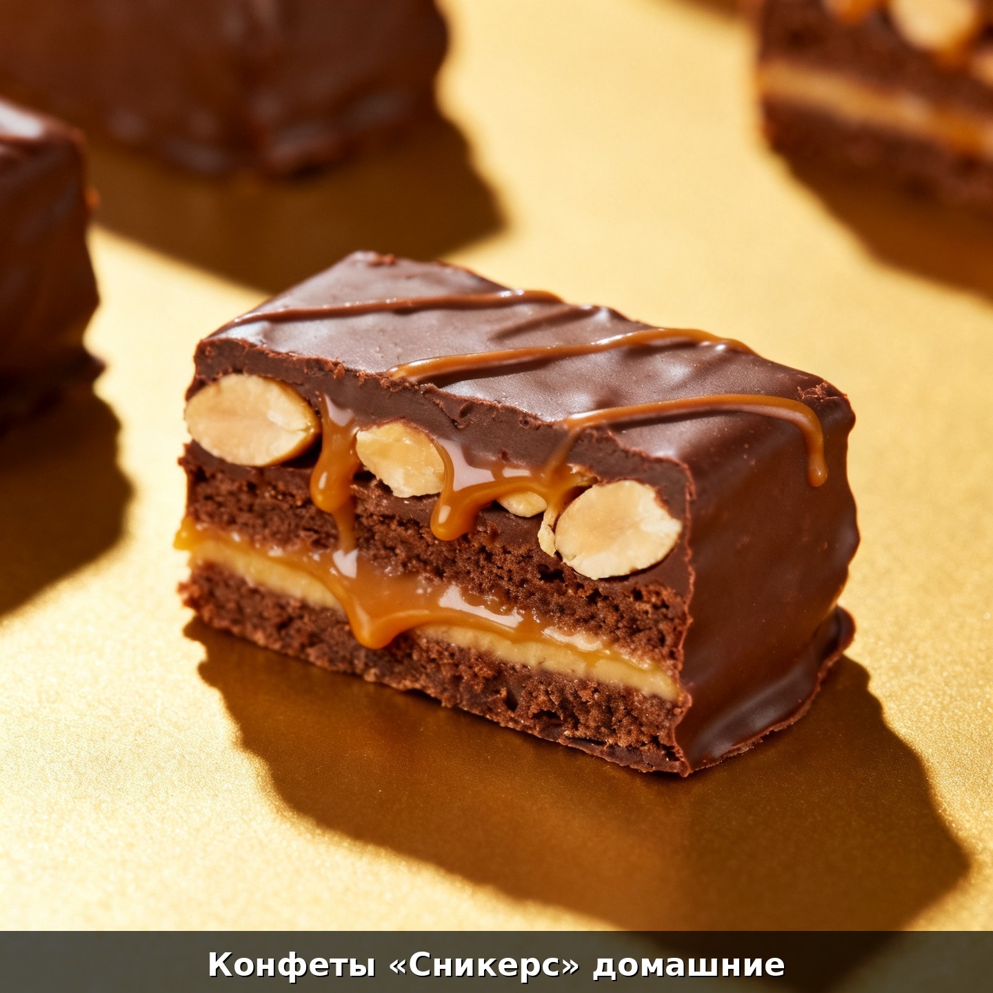 Конфеты «Сникерс» домашние