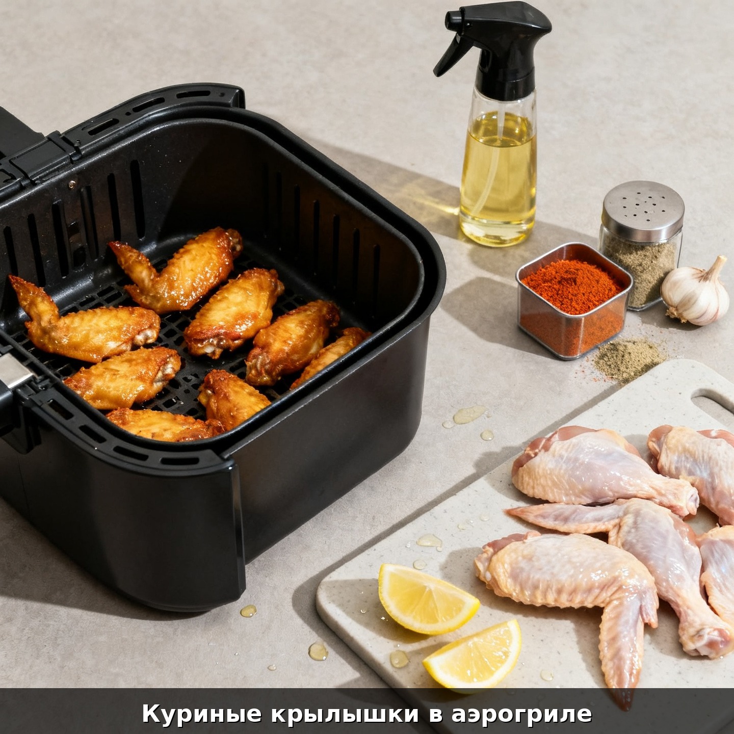 Куриные крылышки в аэрогриле