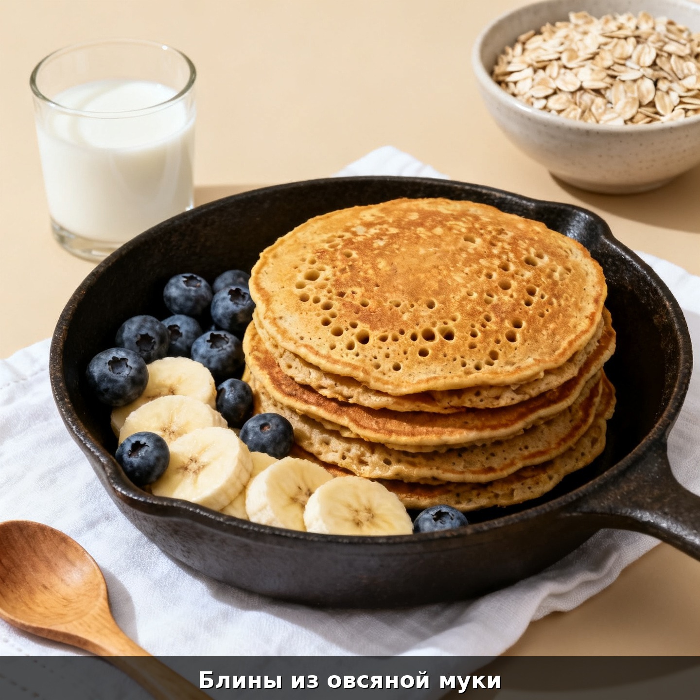 Блины из овсяной муки