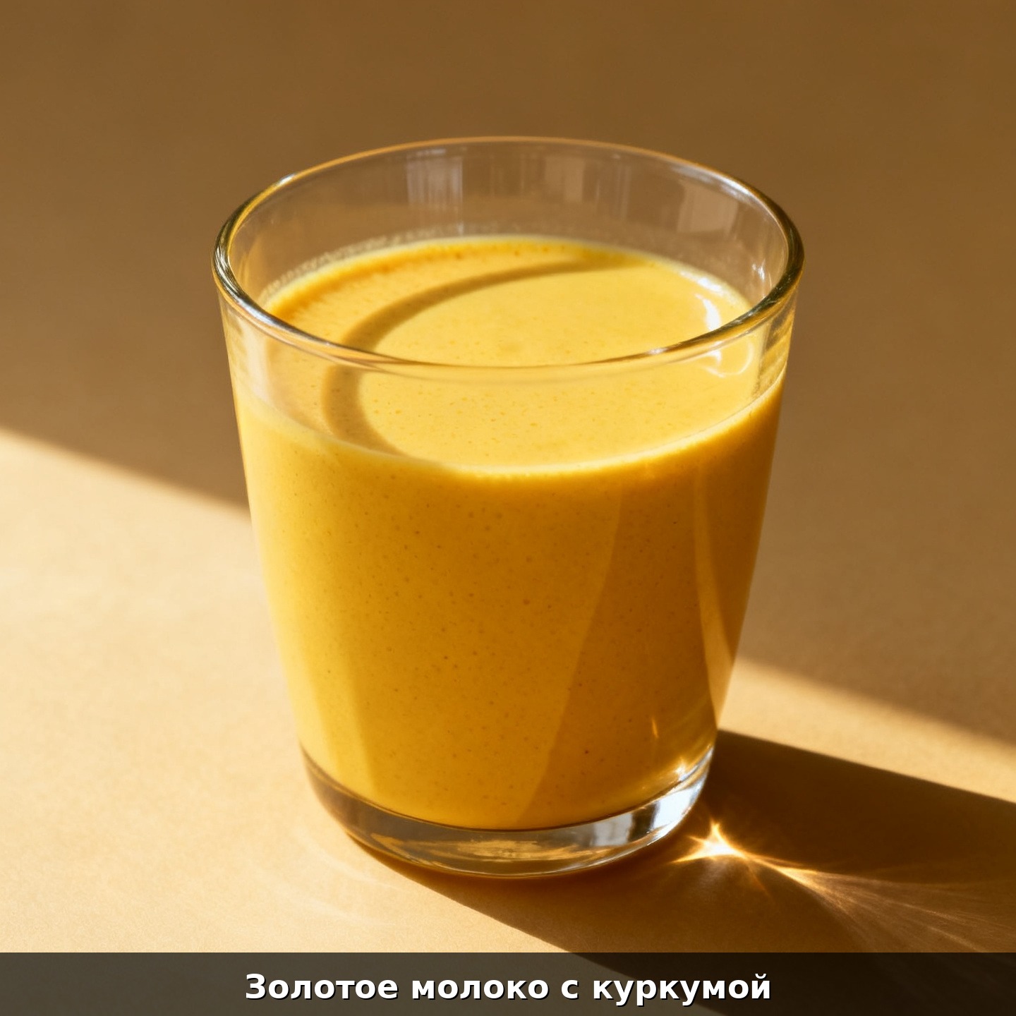 Золотое молоко с куркумой