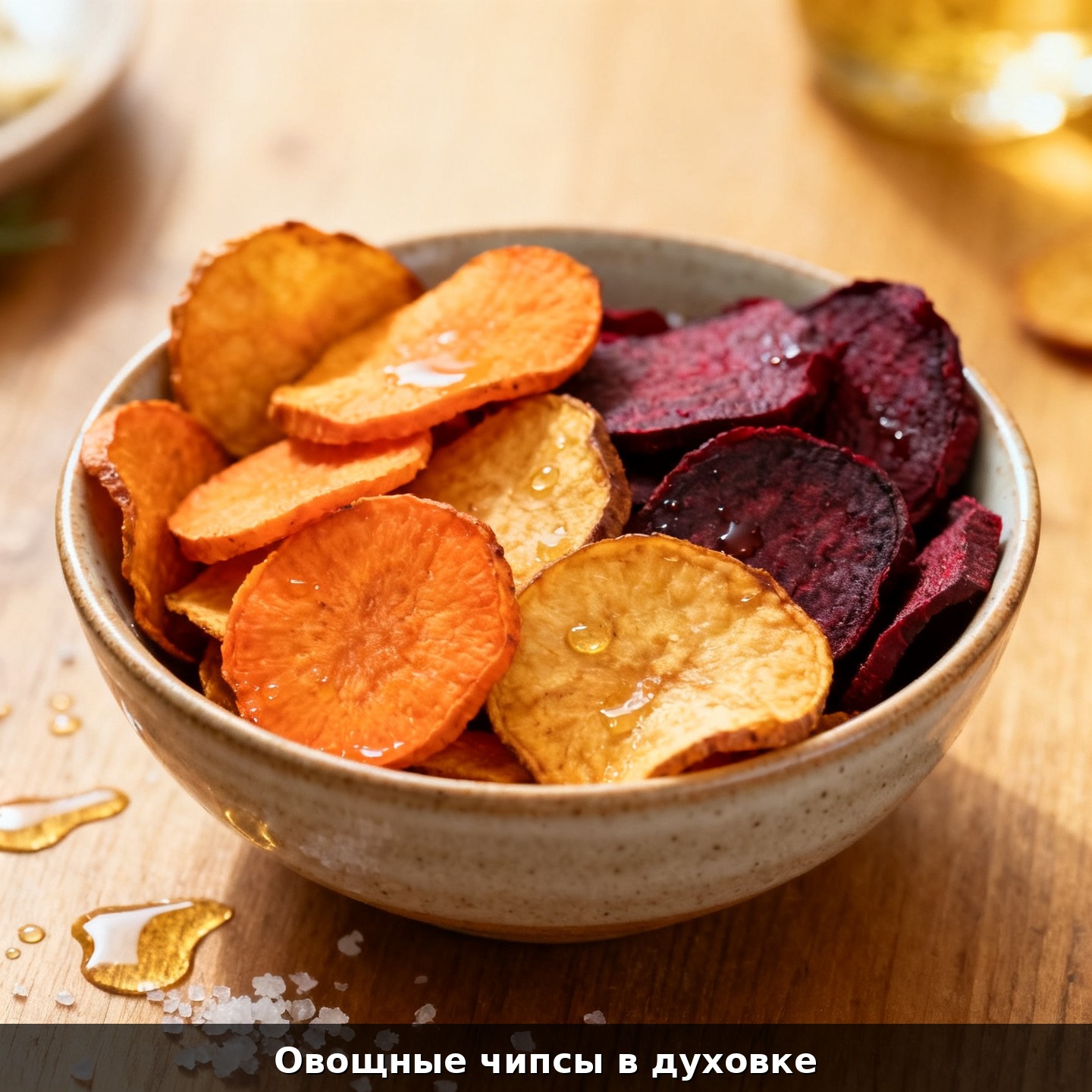 Овощные чипсы в духовке