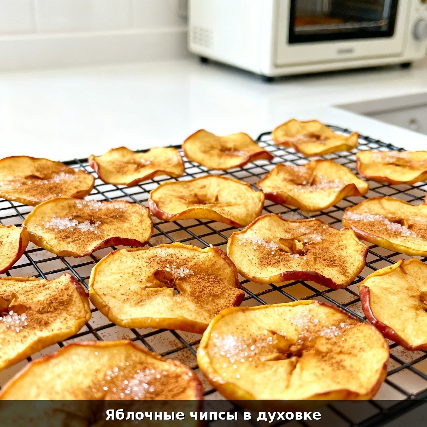 Яблочные чипсы в духовке