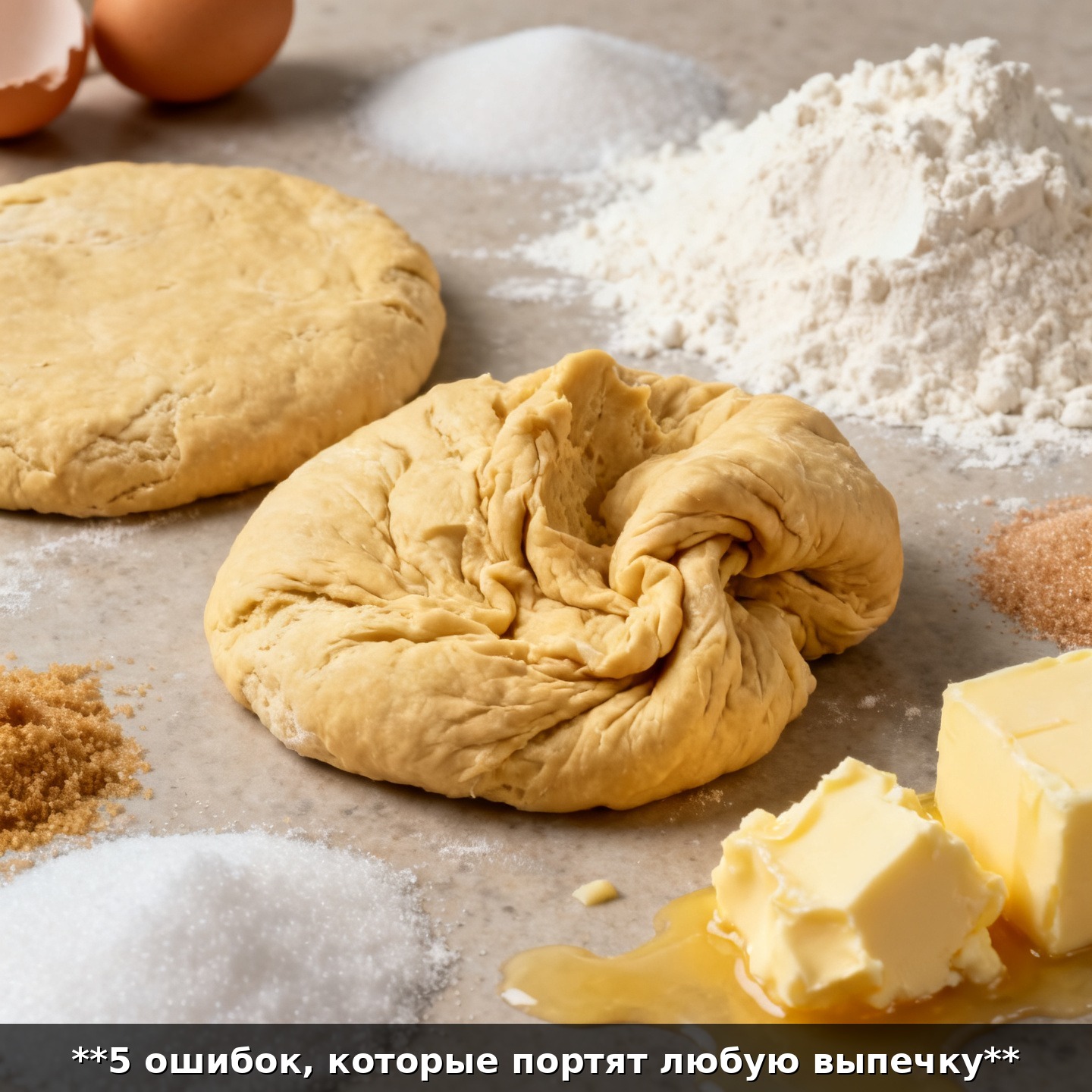 **5 ошибок, которые портят любую выпечку**