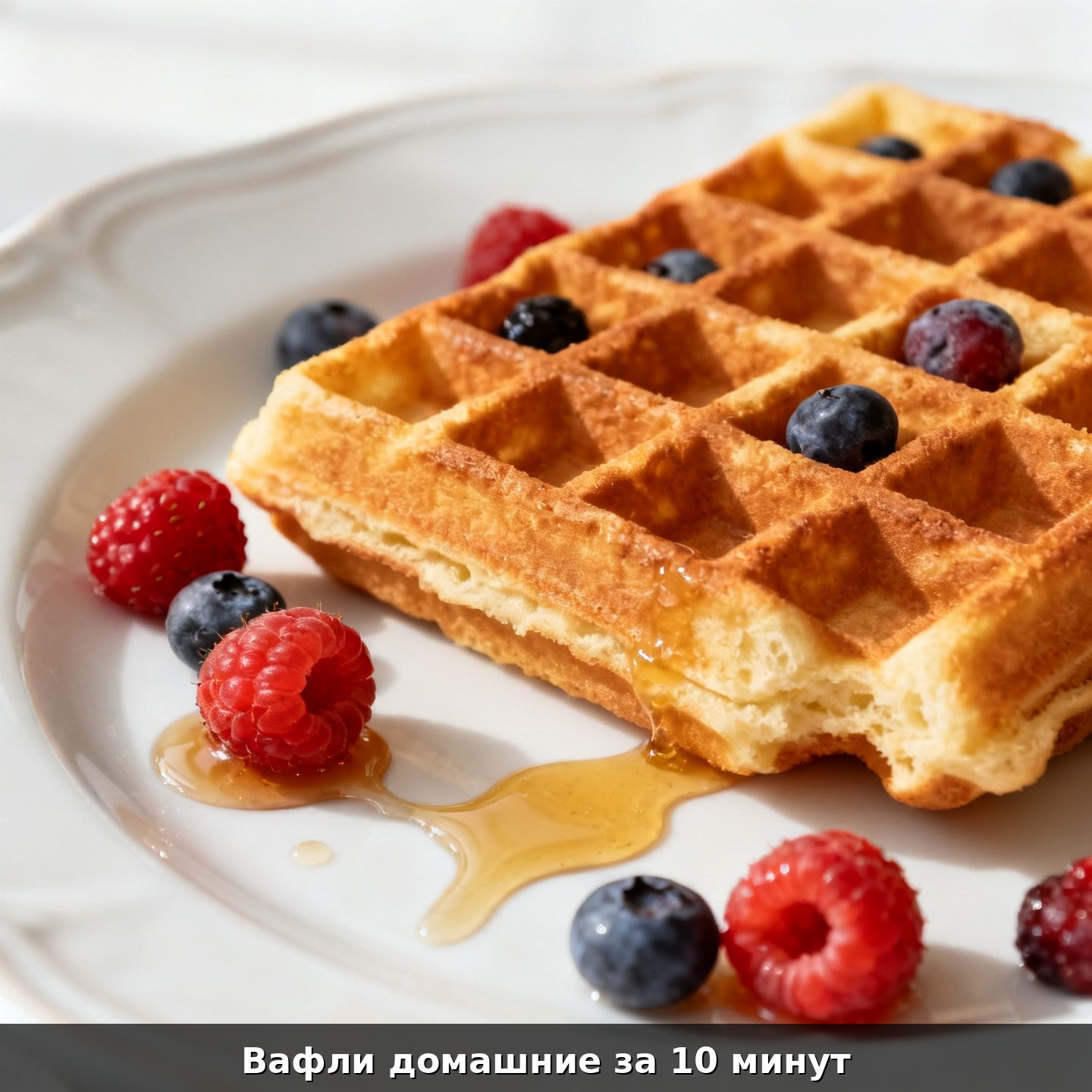 Вафли домашние за 10 минут