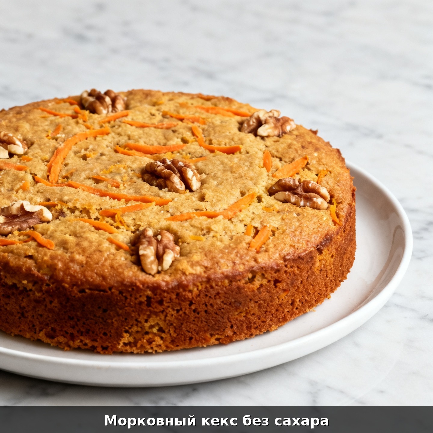 Морковный кекс без сахара