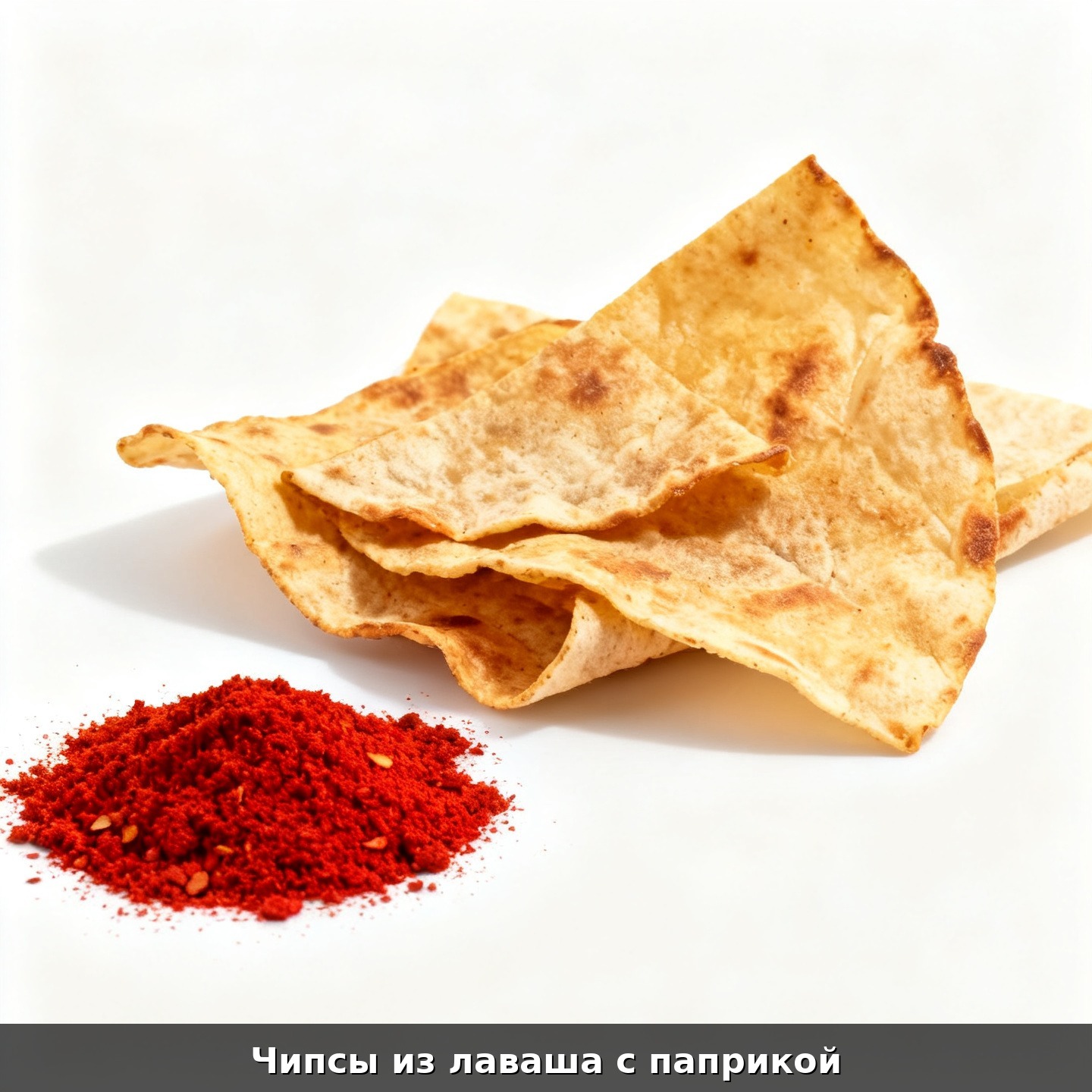 Чипсы из лаваша с паприкой