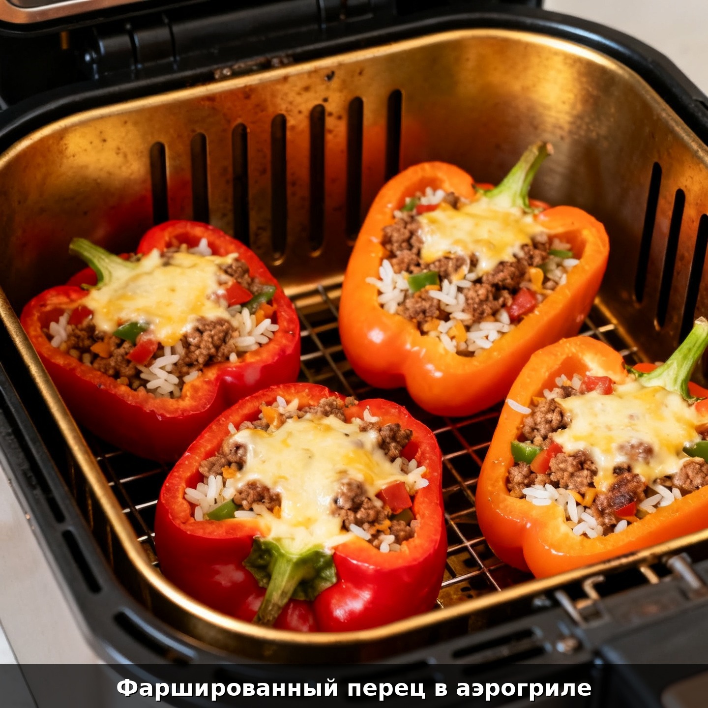 Фаршированный перец в аэрогриле