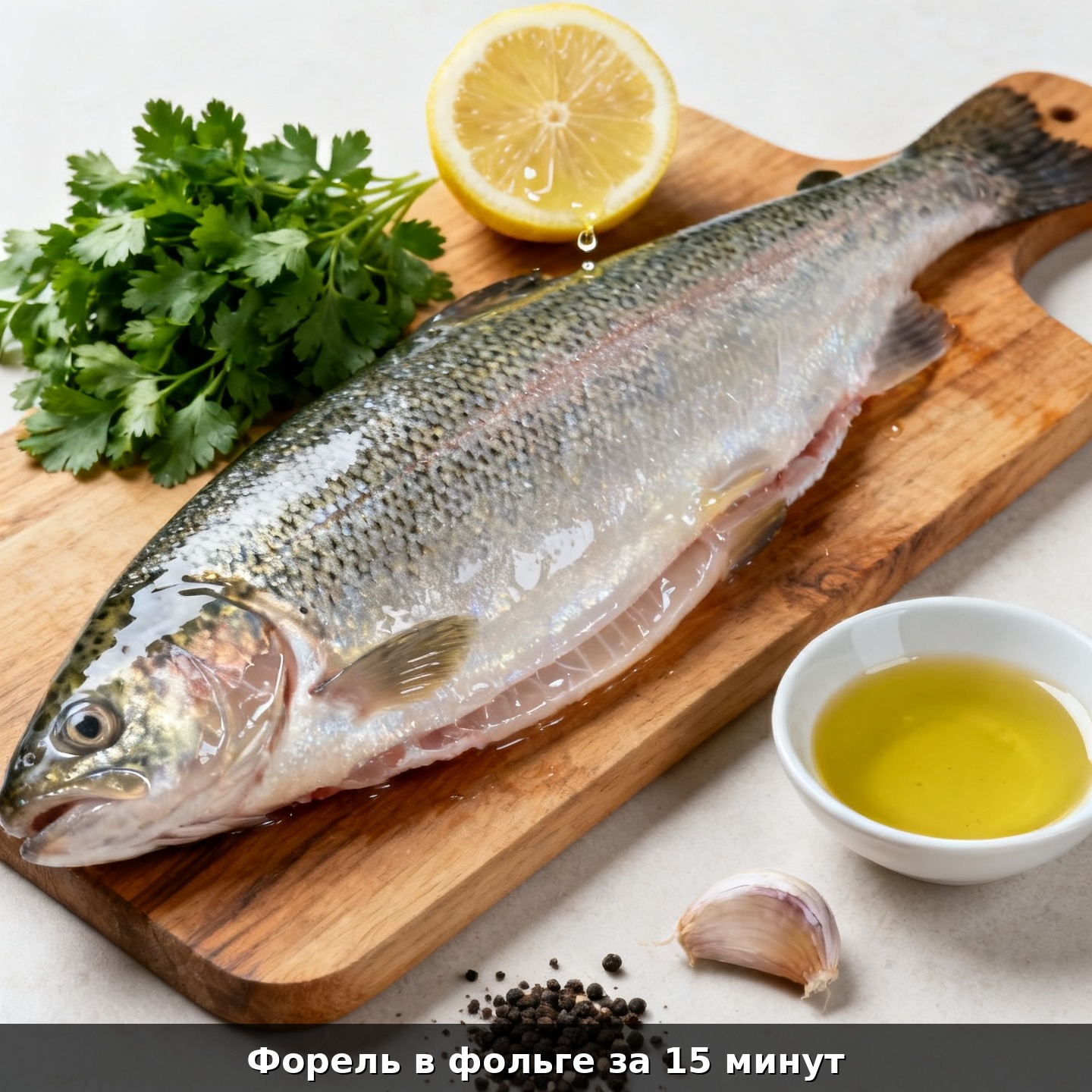 Форель в фольге за 15 минут