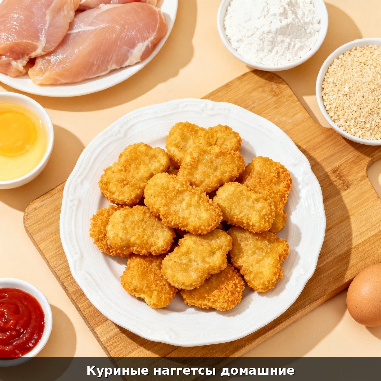 Куриные наггетсы домашние