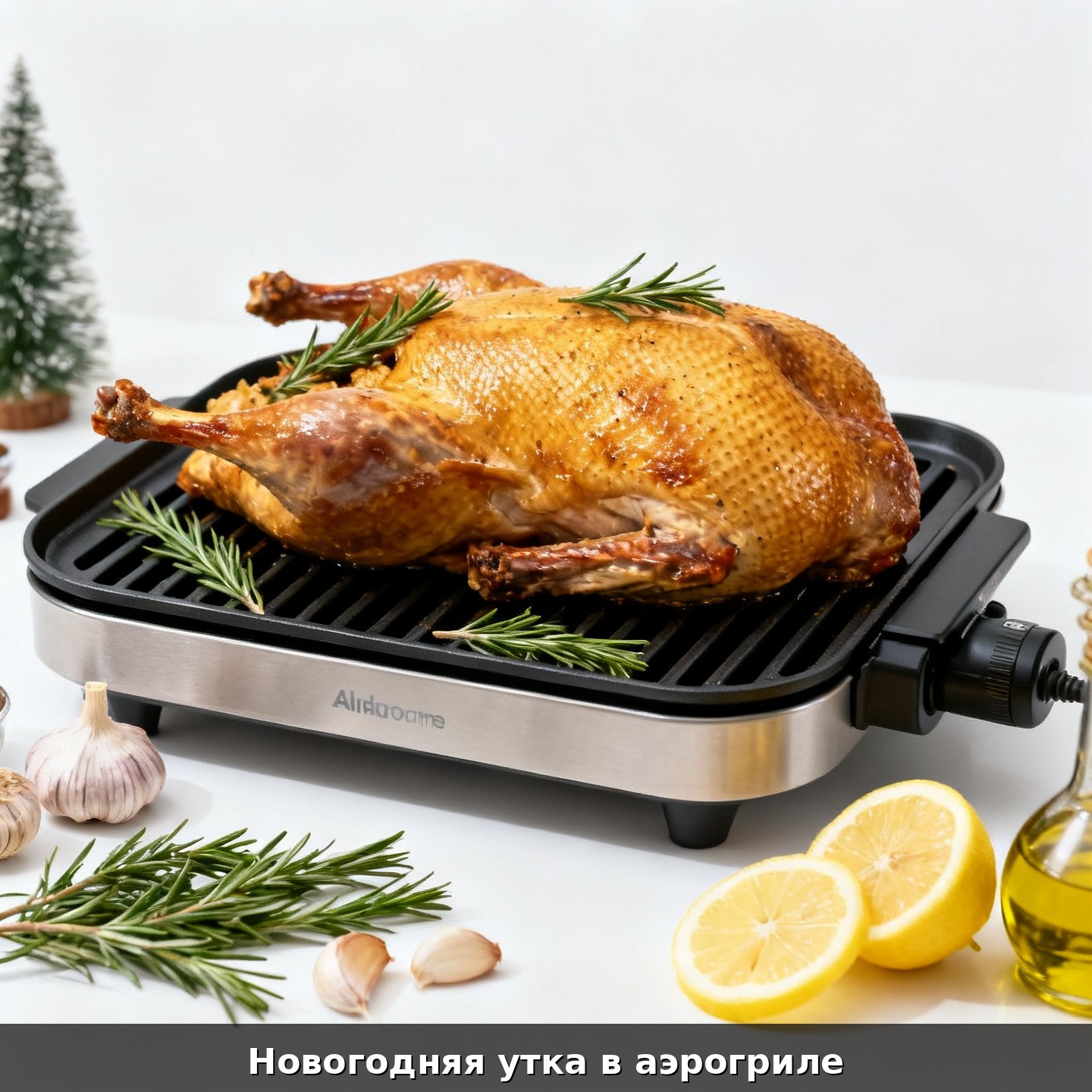 Новогодняя утка в аэрогриле