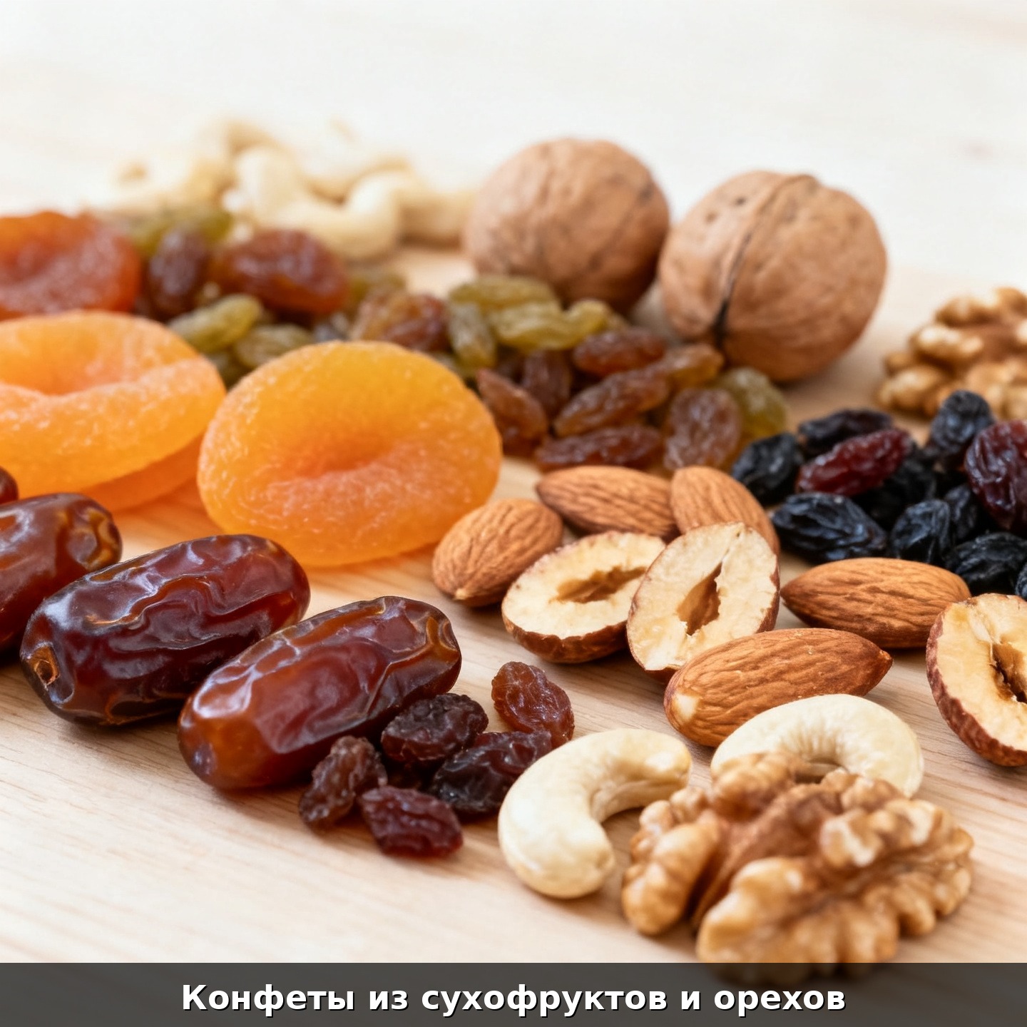 Конфеты из сухофруктов и орехов