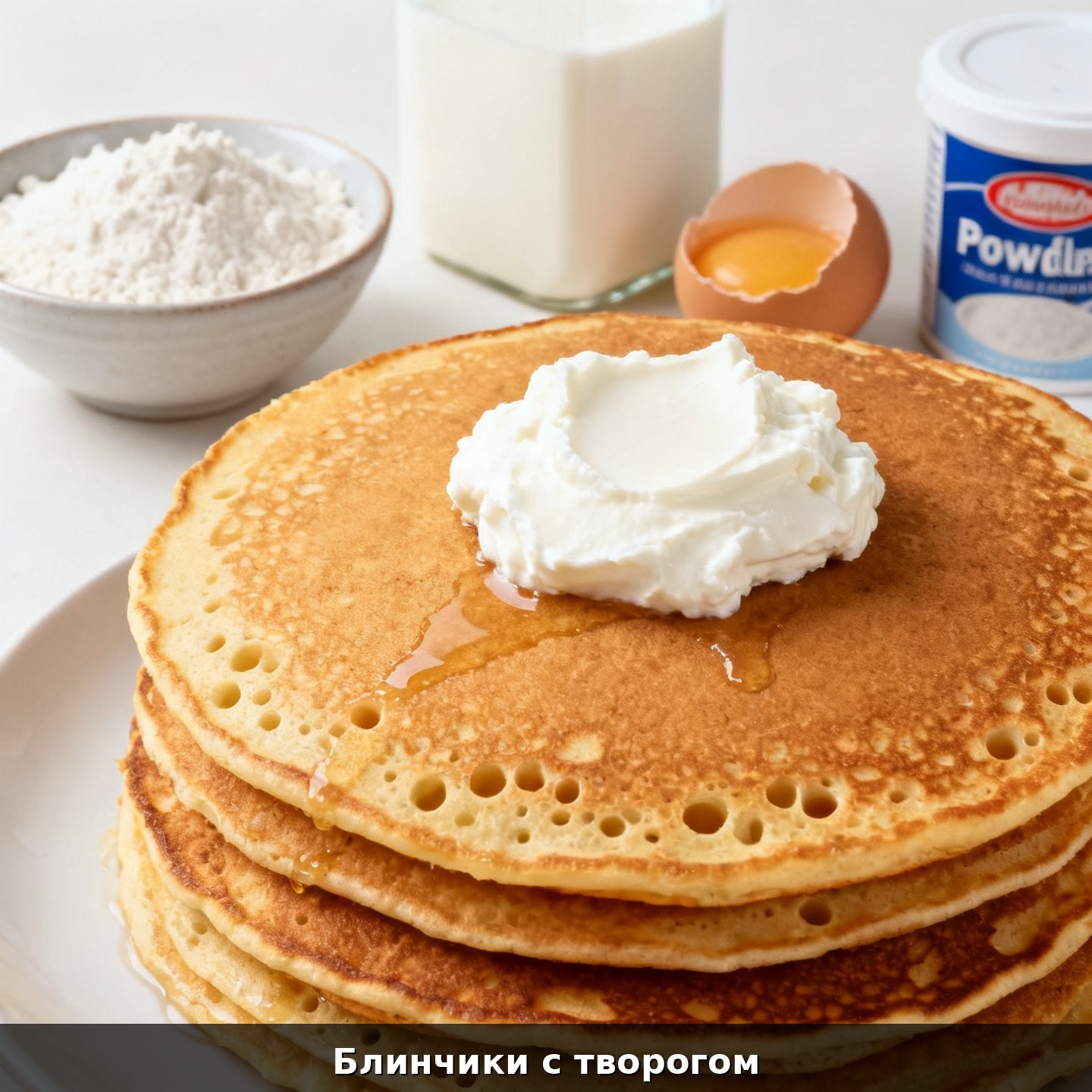 Блинчики с творогом