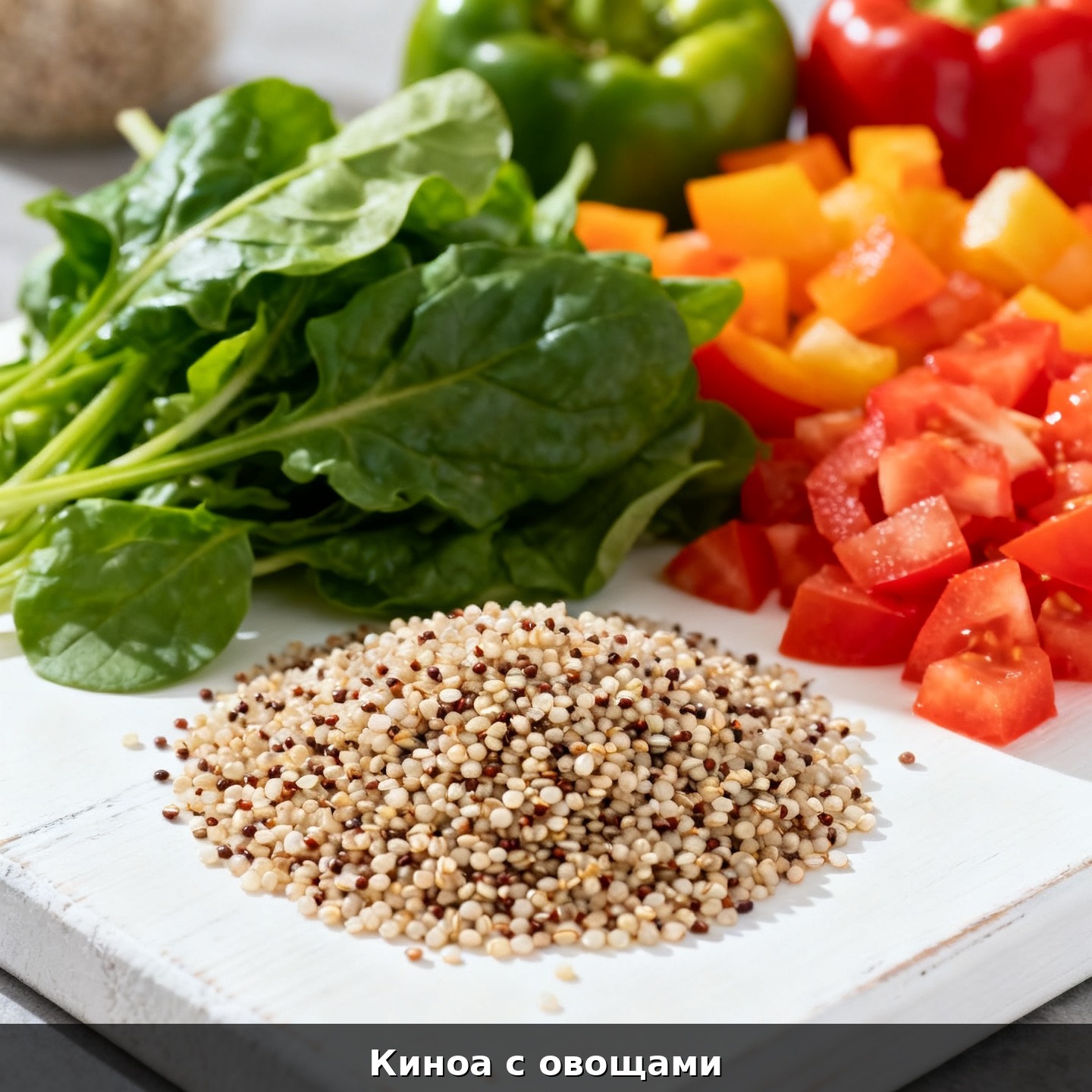 Киноа с овощами