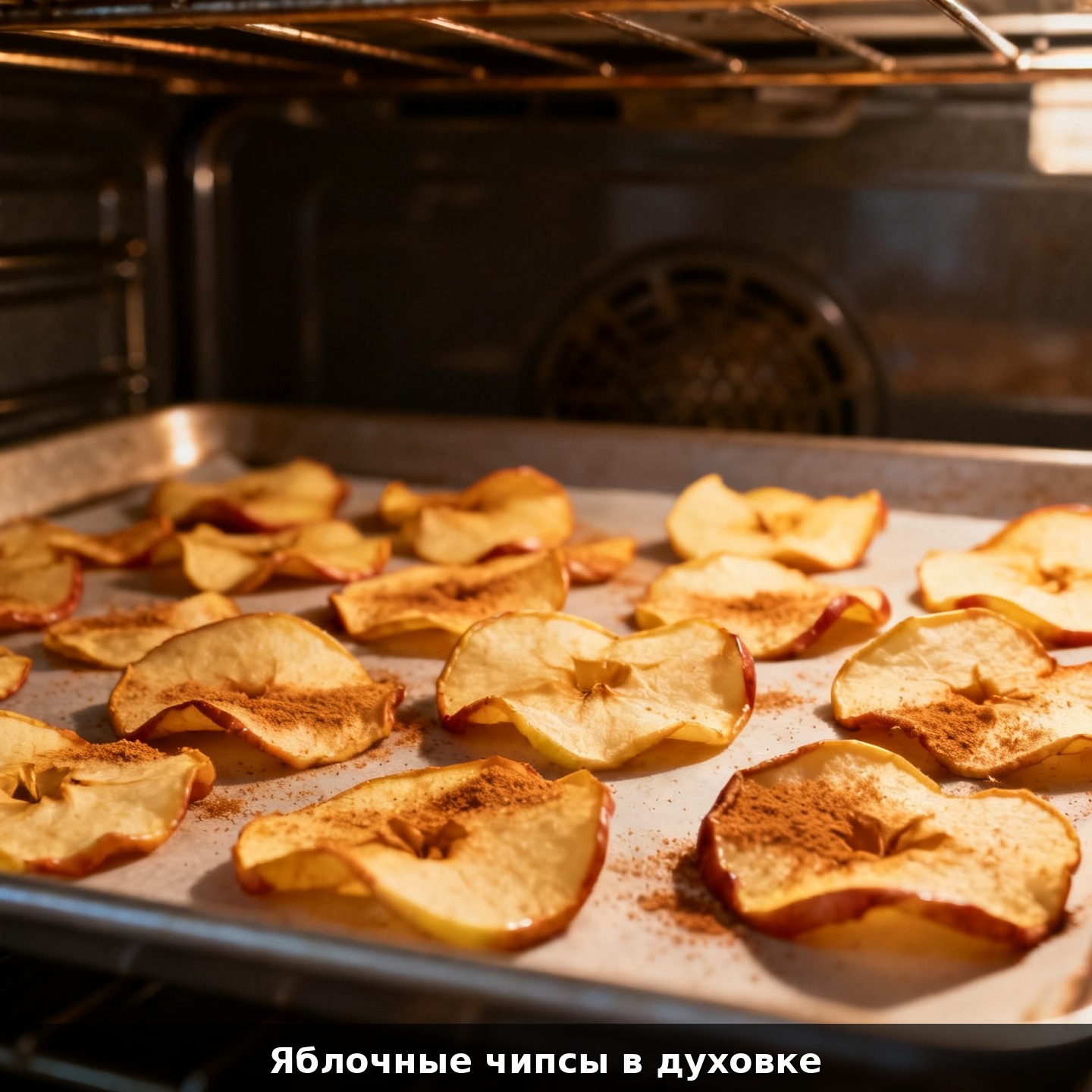 Яблочные чипсы в духовке