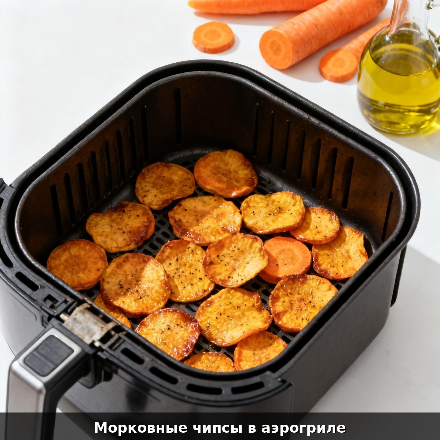 Морковные чипсы в аэрогриле