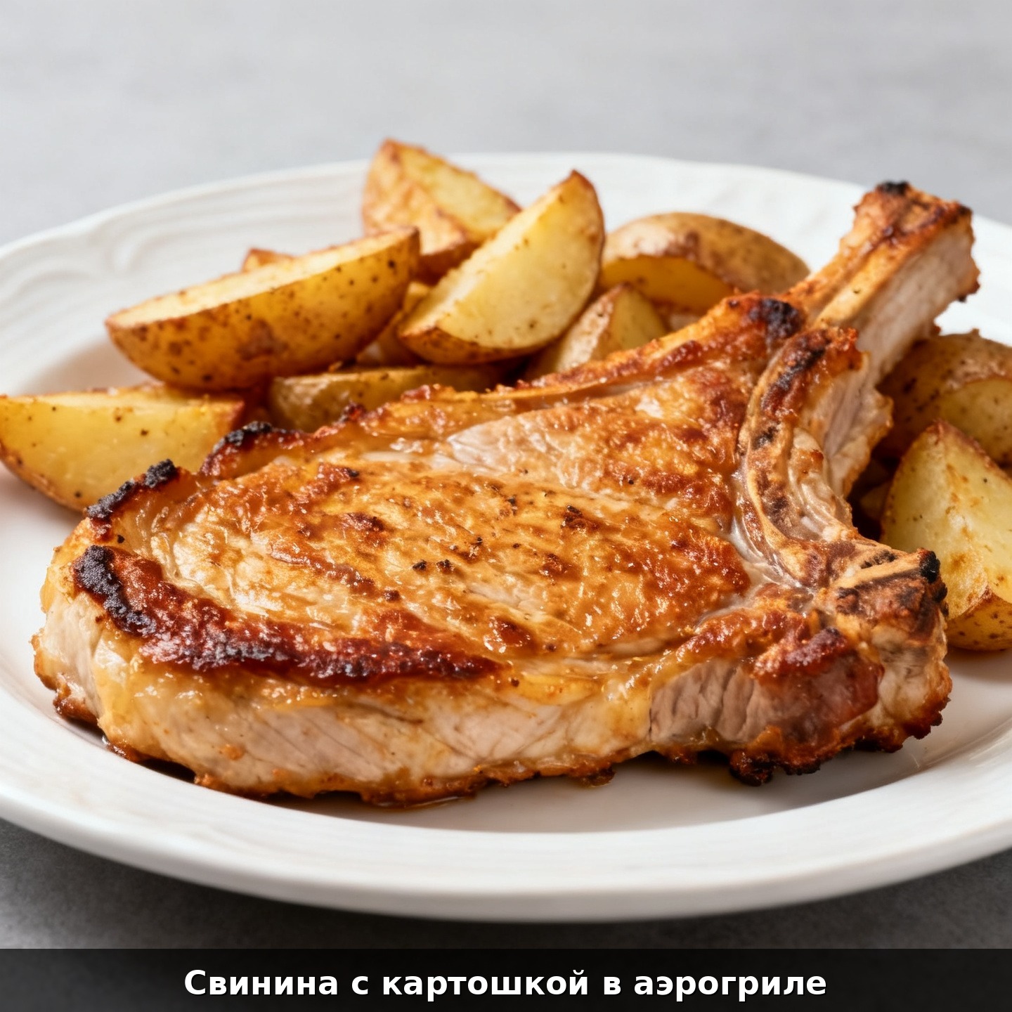Свинина с картошкой в аэрогриле