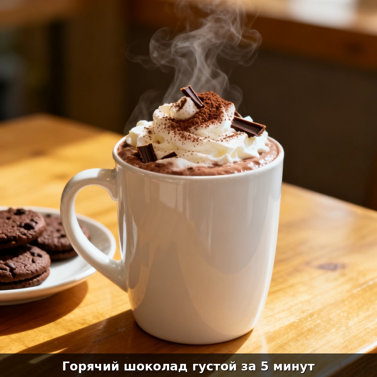 Горячий шоколад густой за 5 минут