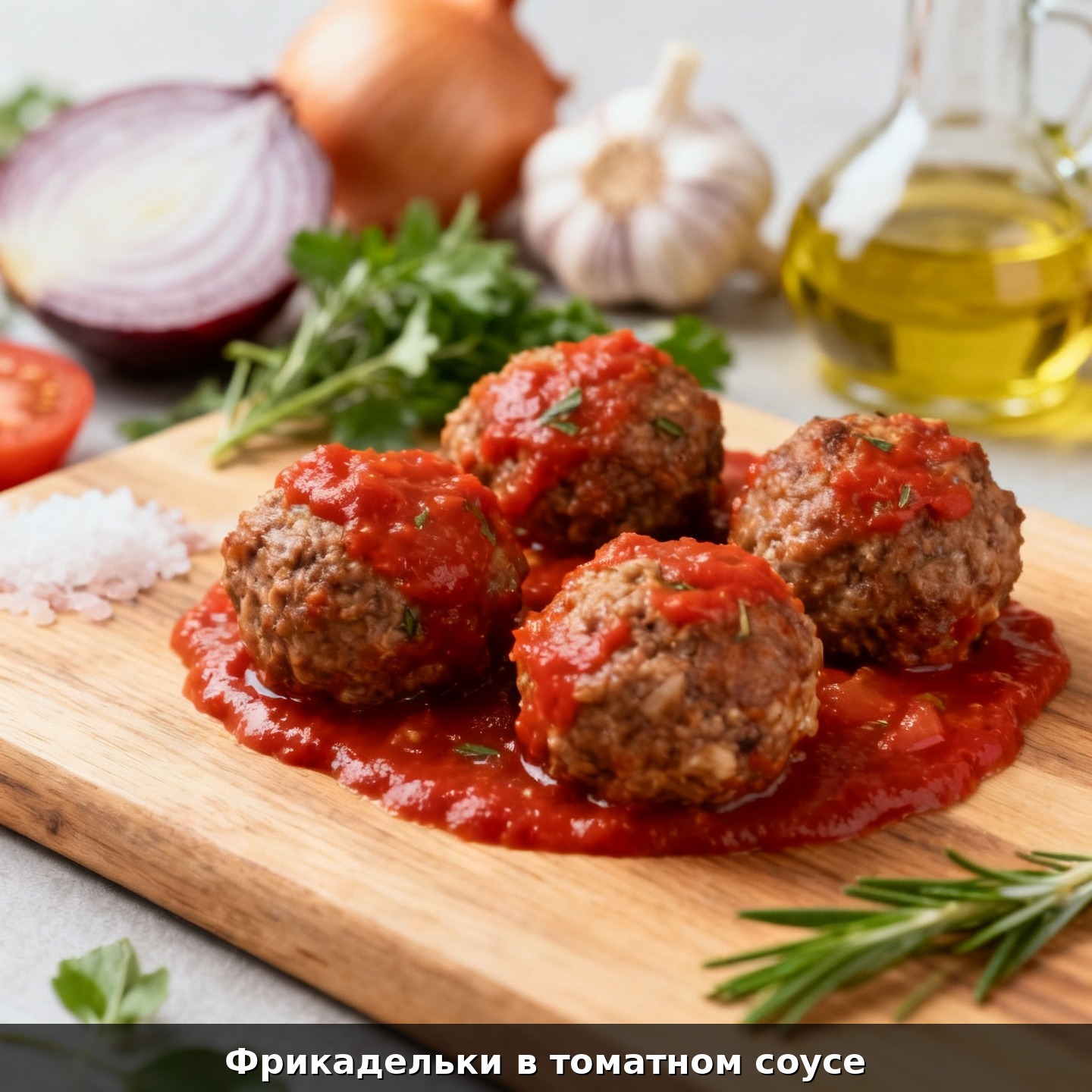 Фрикадельки в томатном соусе