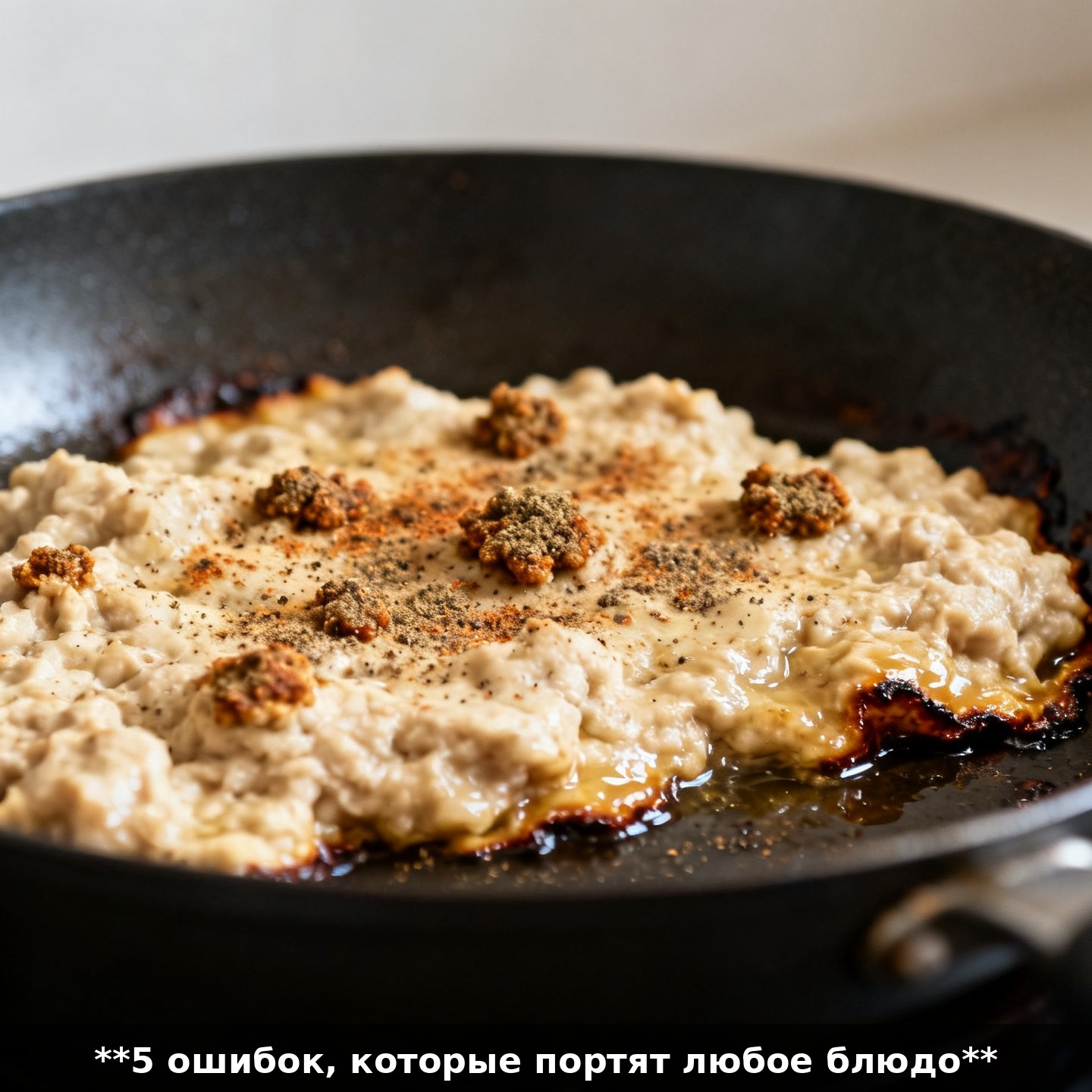 **5 ошибок, которые портят любое блюдо**