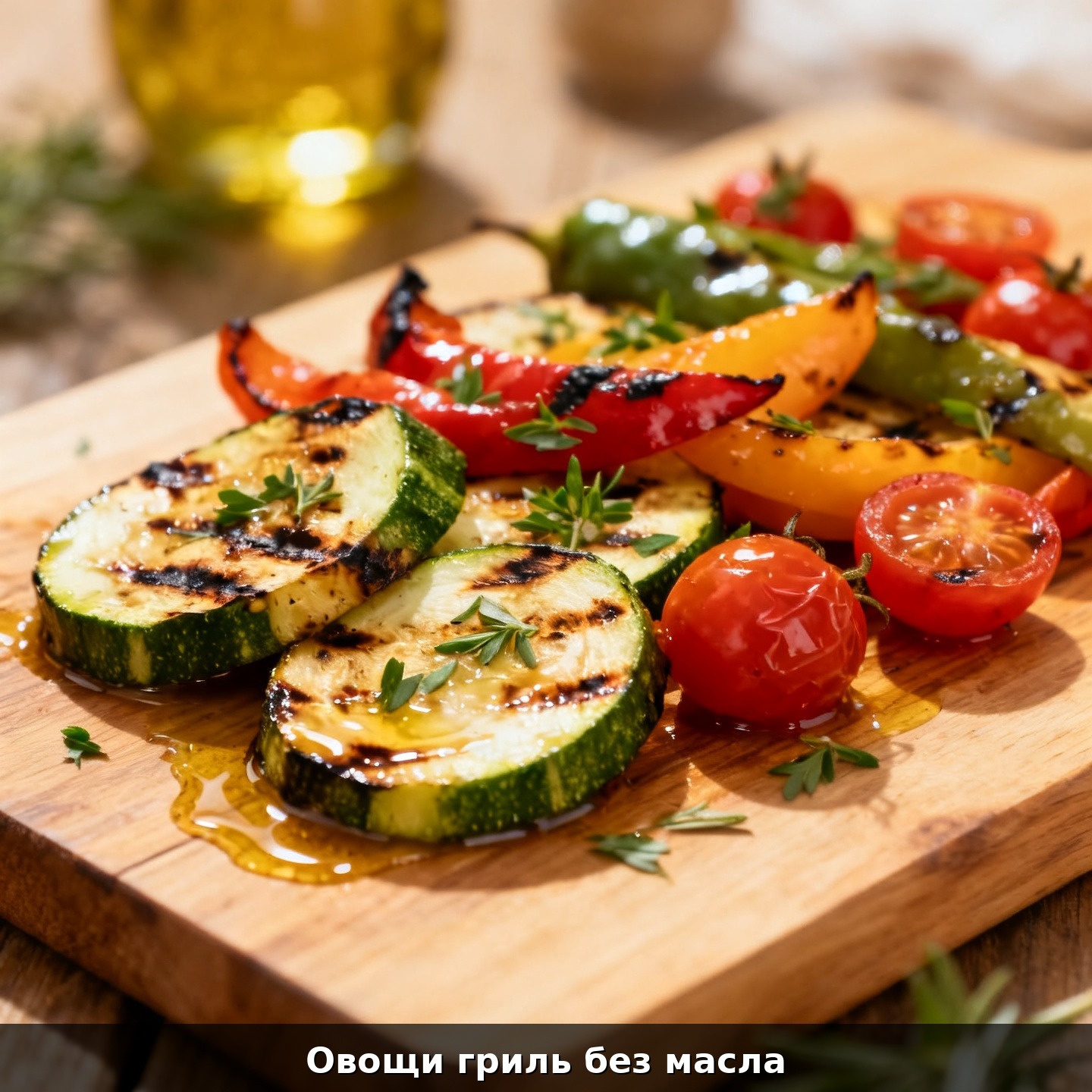 Овощи гриль без масла